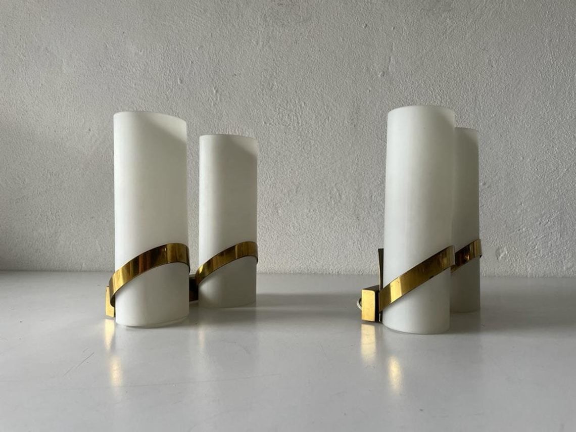 Mid Century Pair Of Sconces By Stilnovo 1950s Italy photo for sale