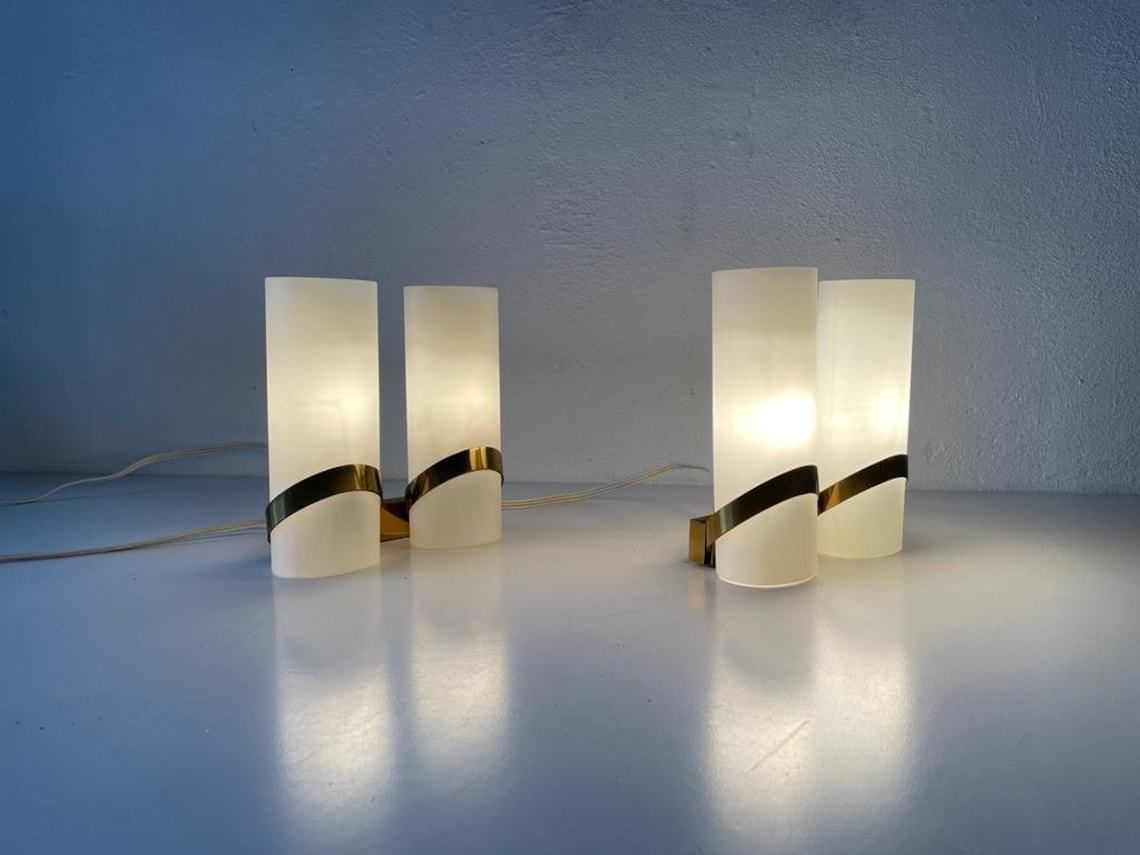 Mid Century Pair Of Sconces By Stilnovo 1950s Italy photo vinterior