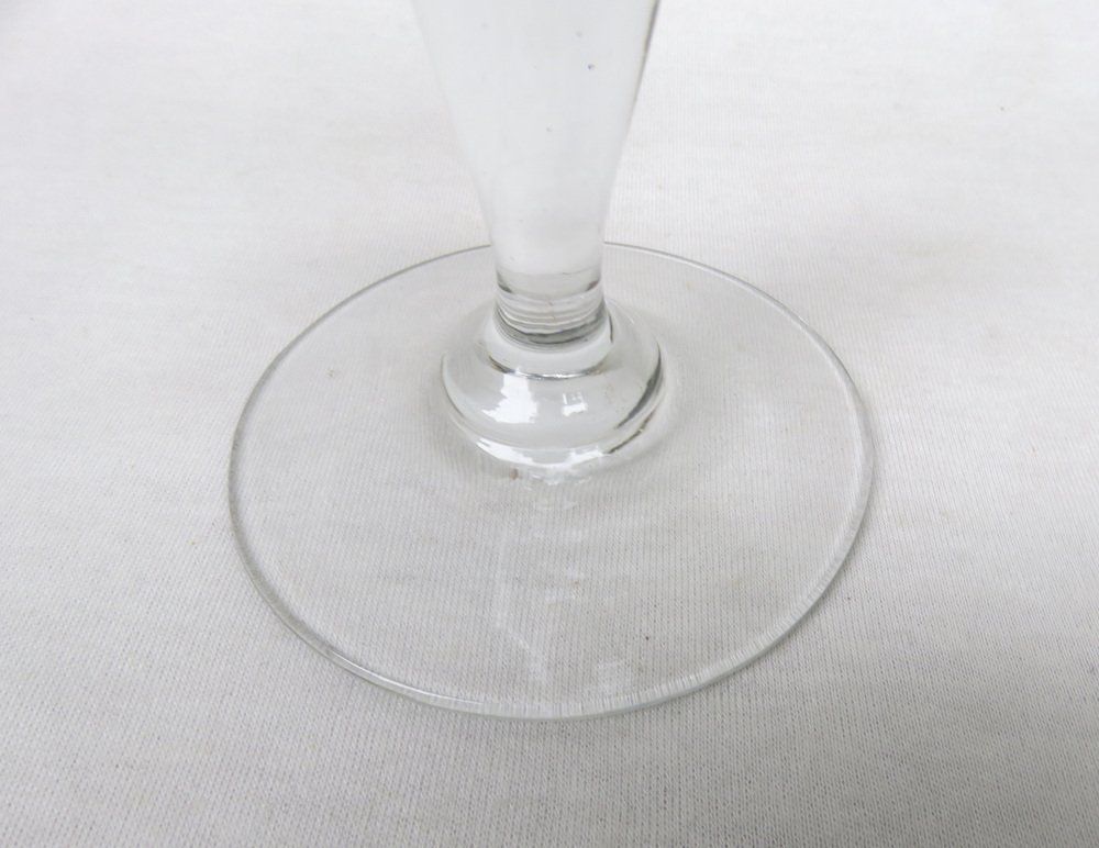 photo for sale Large Glass Wine Glasses, France, Set Of 7