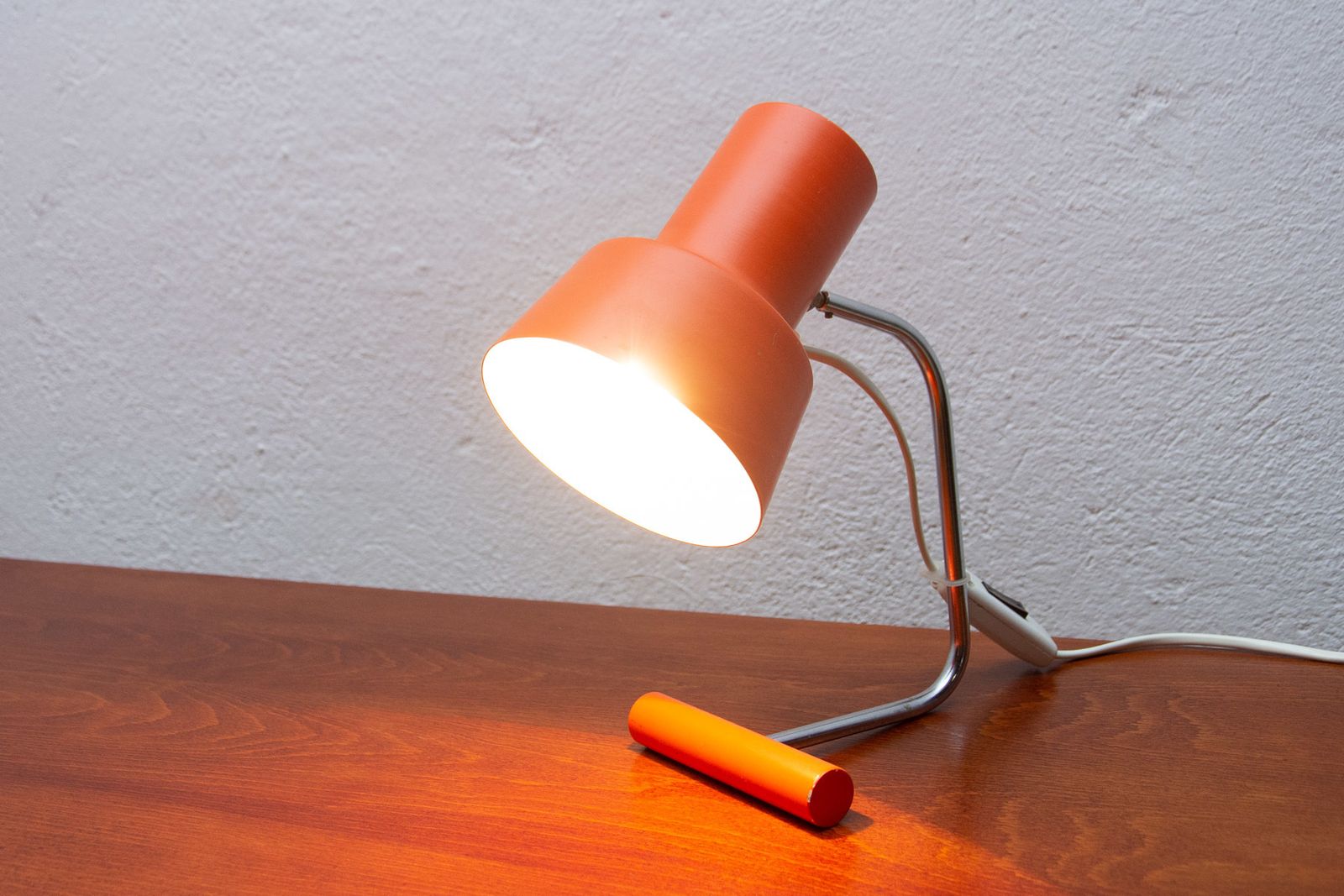 Mid Century Adjustable Desk Lamp By Josef Hurka For Napako, Czechoslovakia photo 183.0