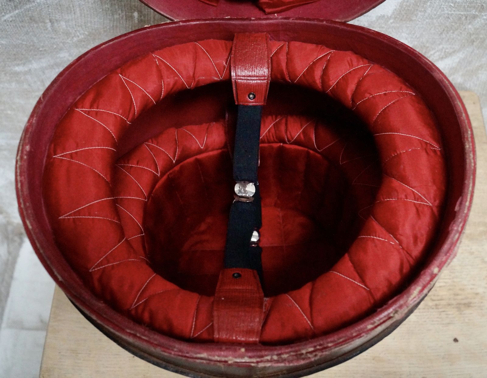 Victorian Scott & Co Gentleman’s Triple Leather Hat Bucket photo vintage