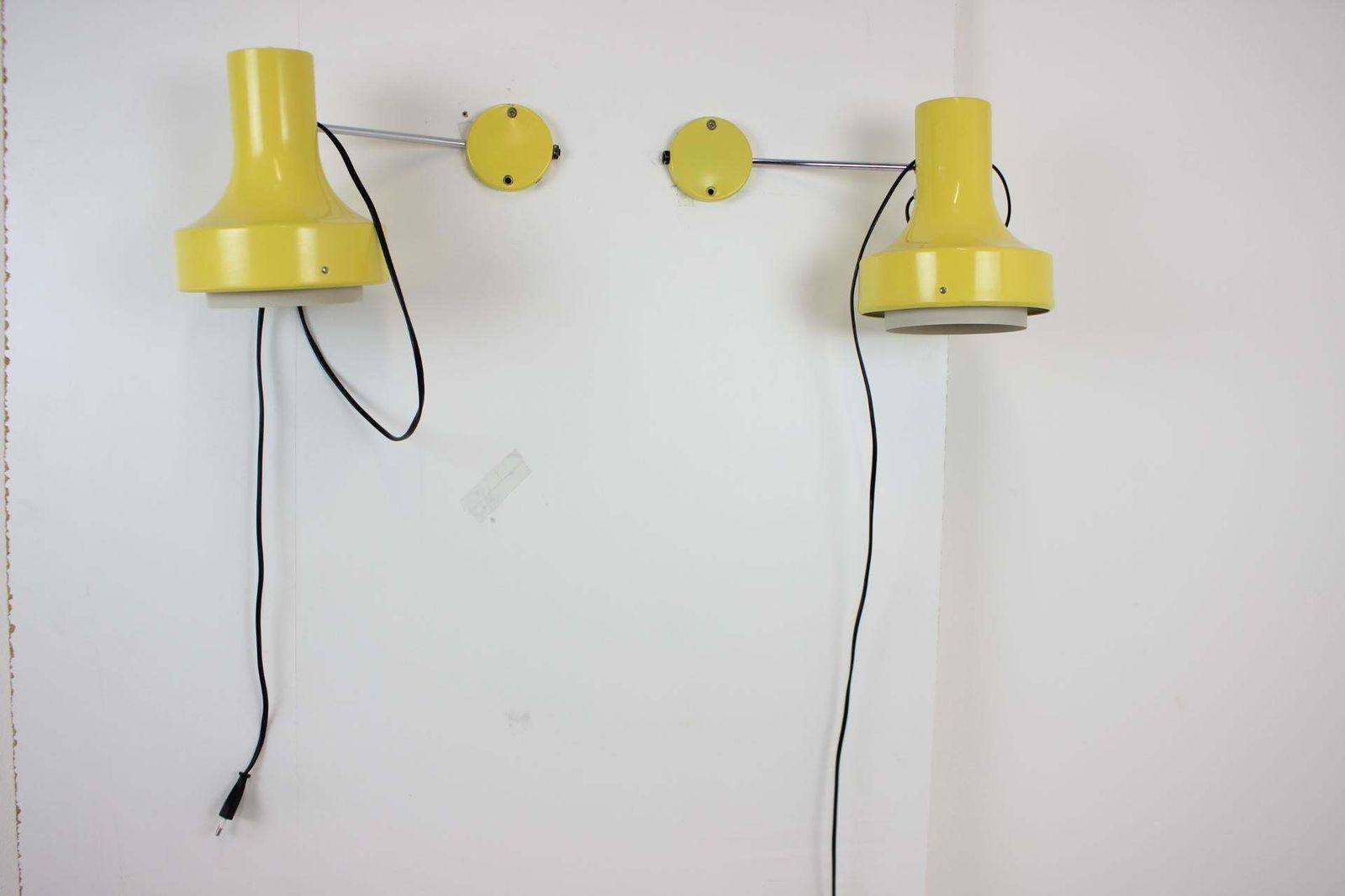 photo for sale Wall Lamps By Josef Hůrka For Napako 1960's