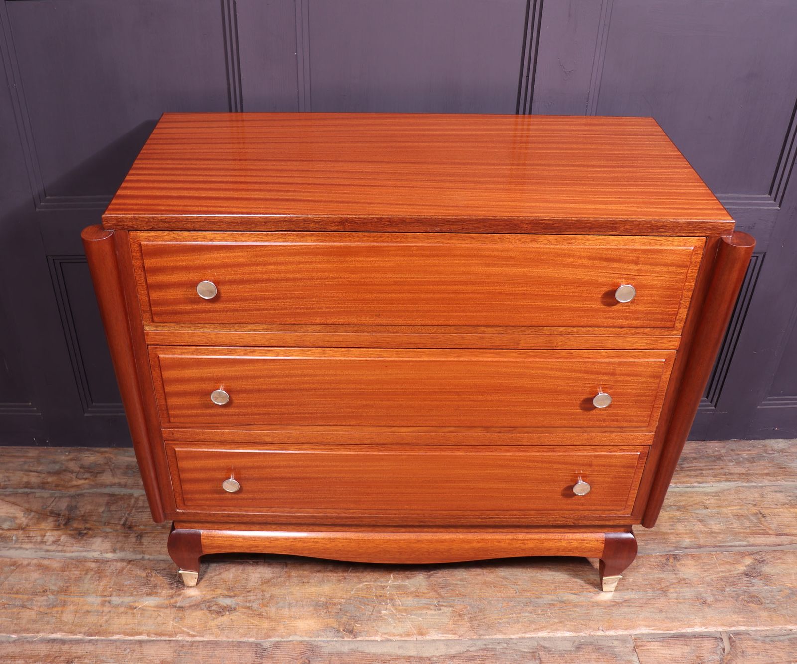 French Art Deco Chest Of Drawers photo vintage