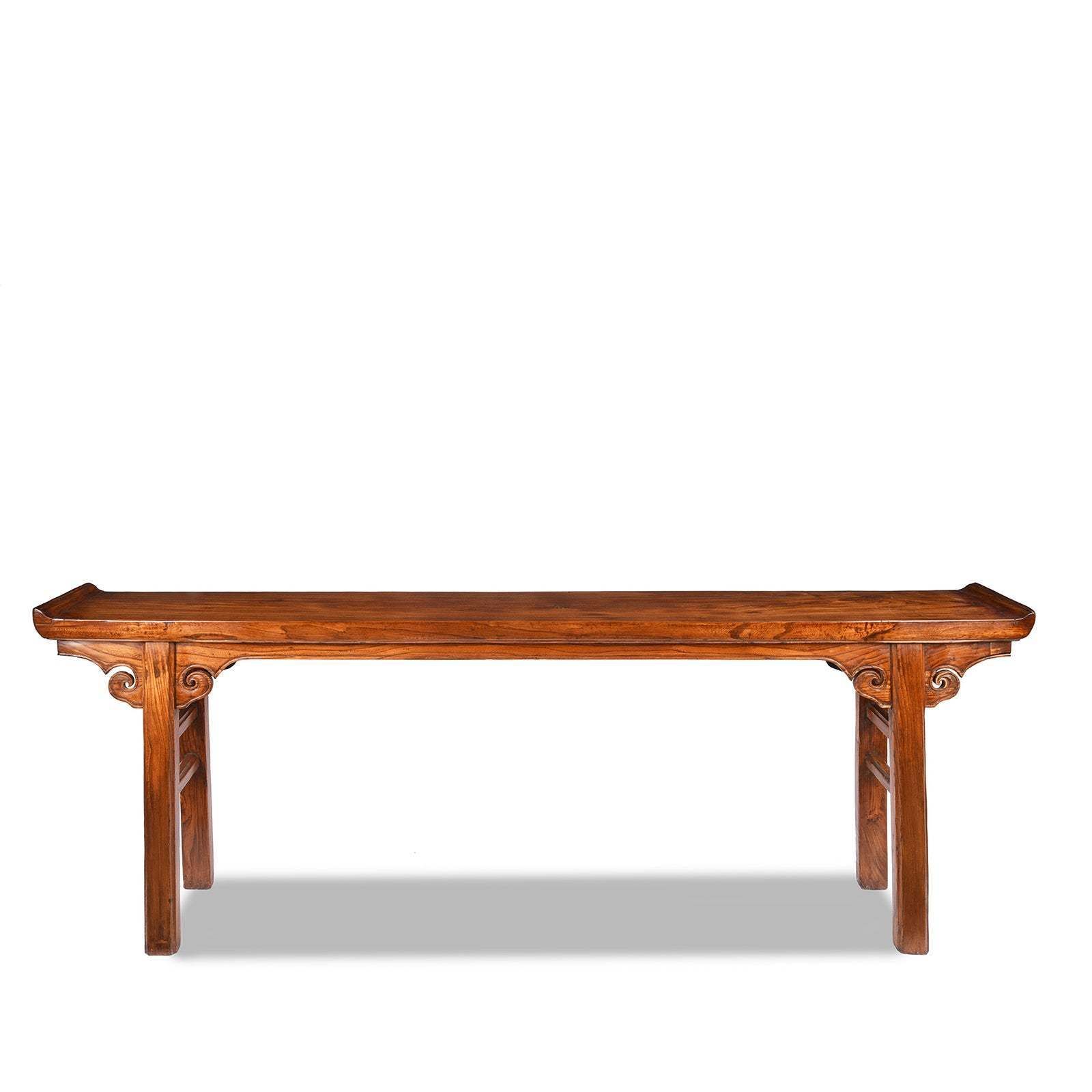 Red Elm Altar Table From Jiangsu   19th Century