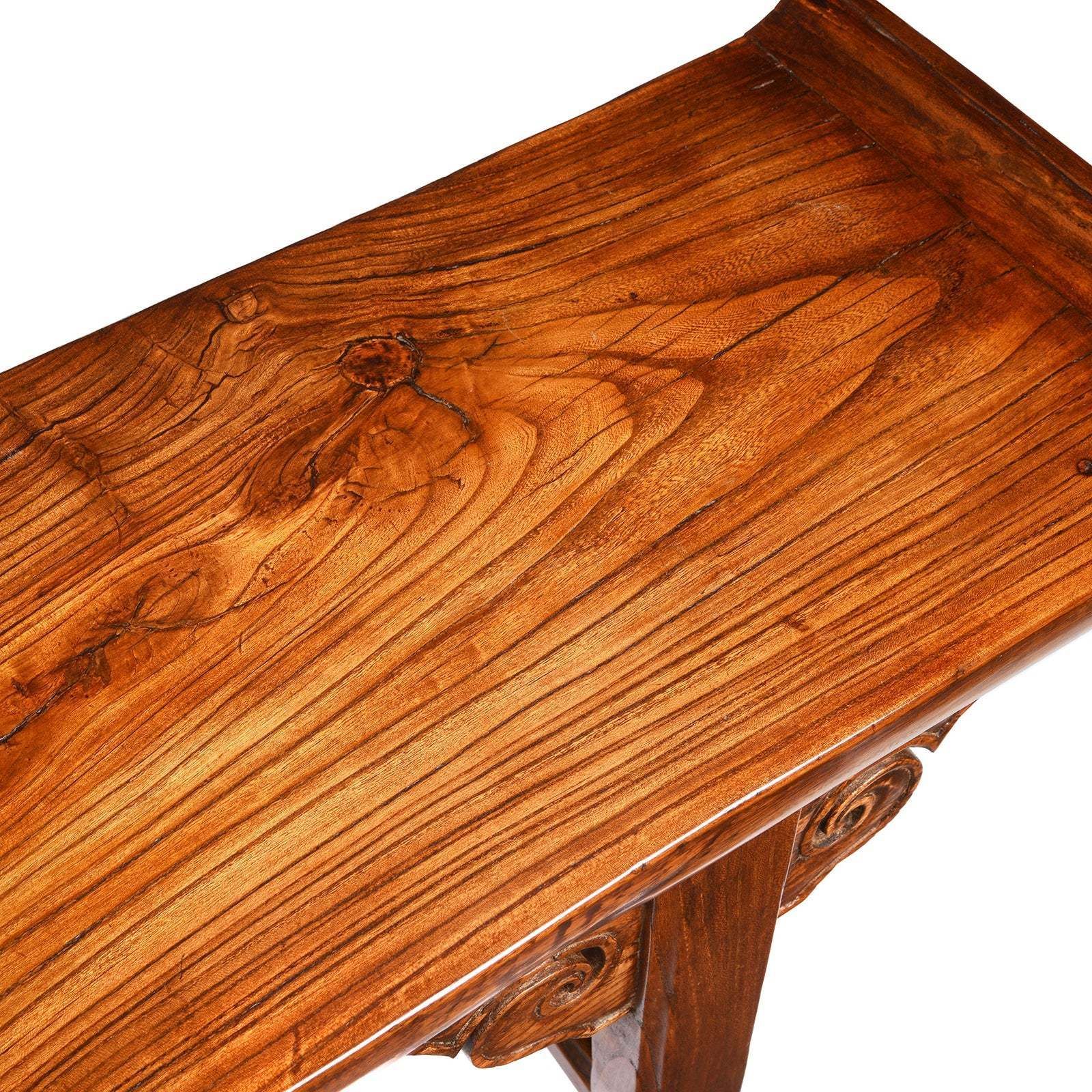 Red Elm Altar Table From Jiangsu   19th Century photo for sale
