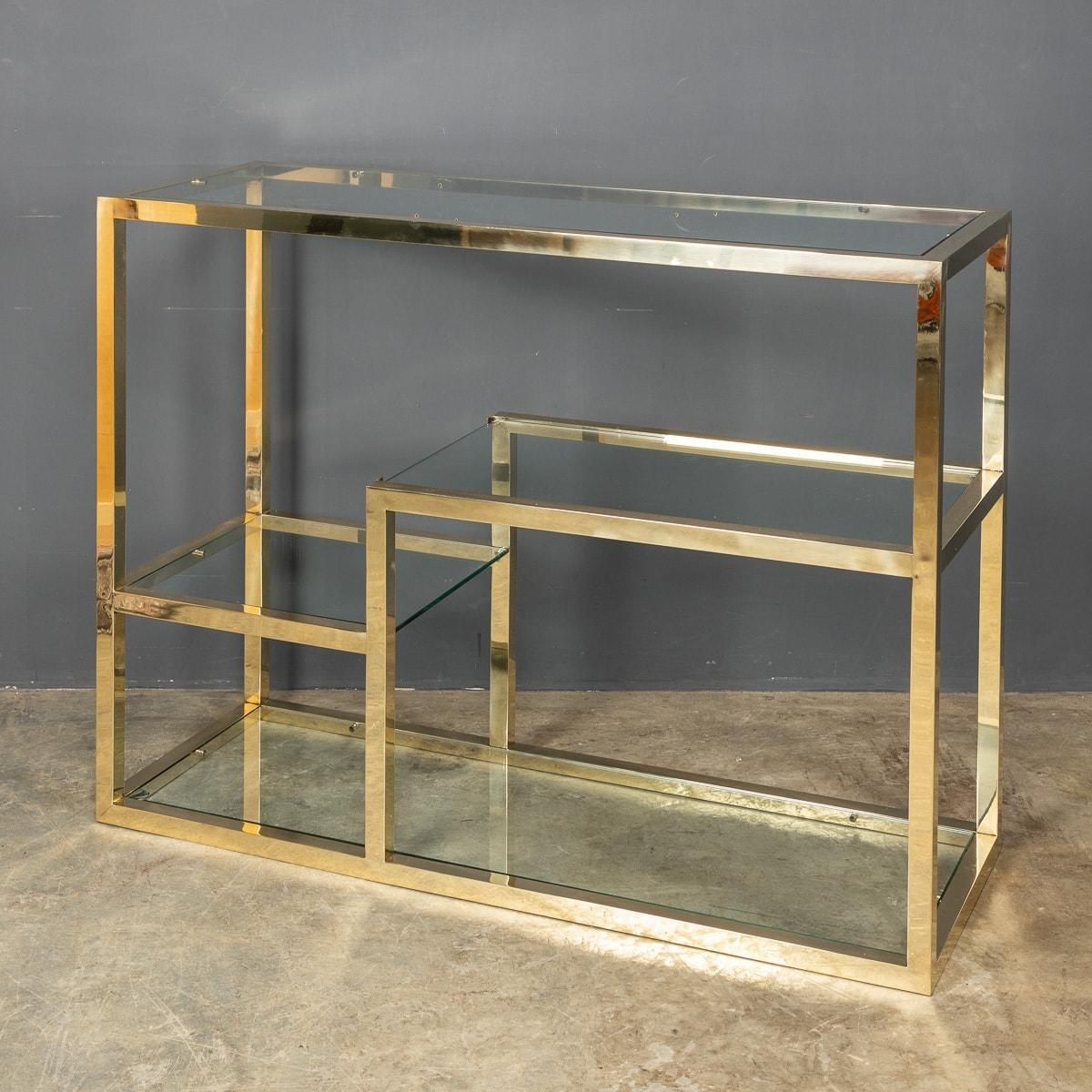 20th Century Chromed Brass Etagere, C.1970 photo furniture