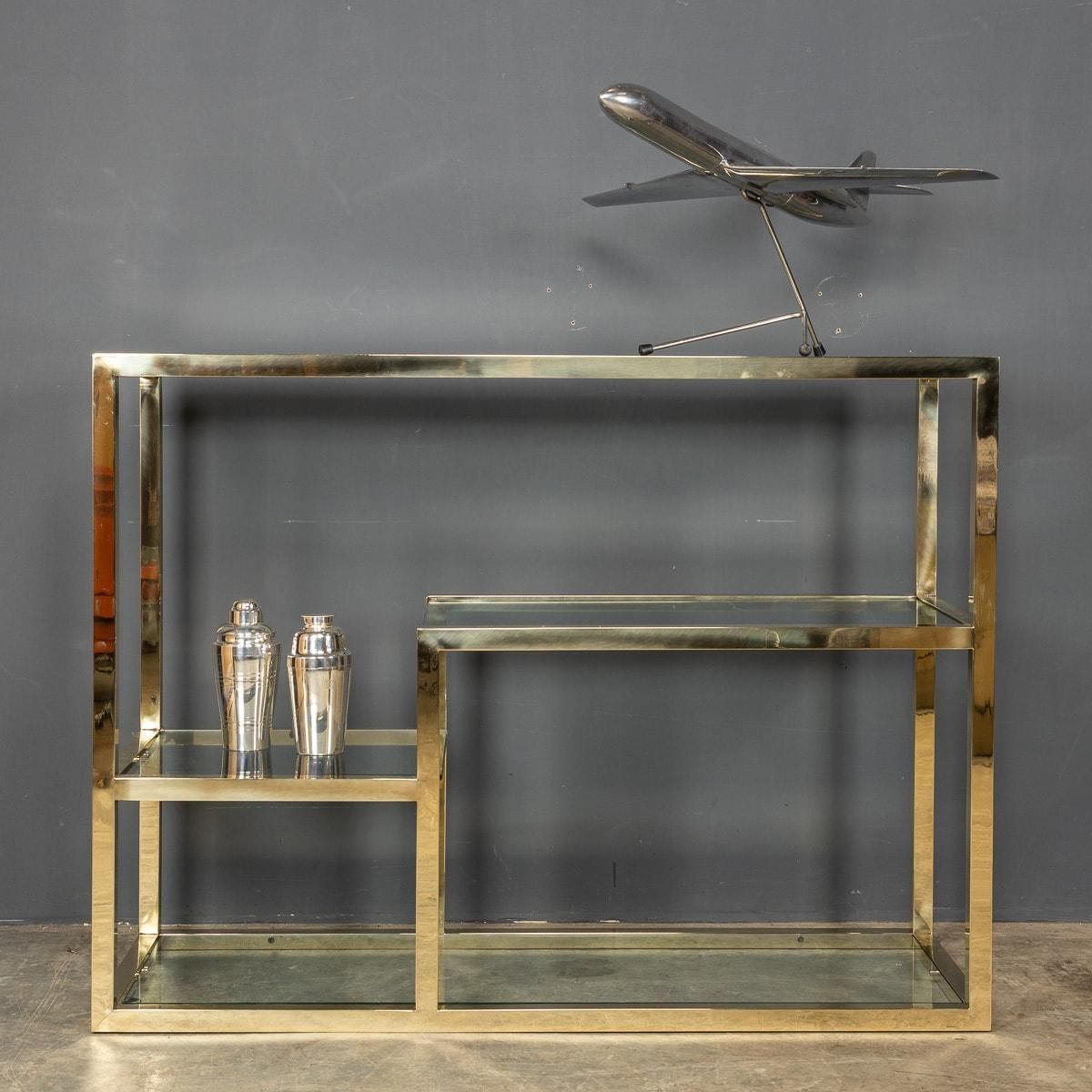 20th Century Chromed Brass Etagere, C.1970 photo for sale