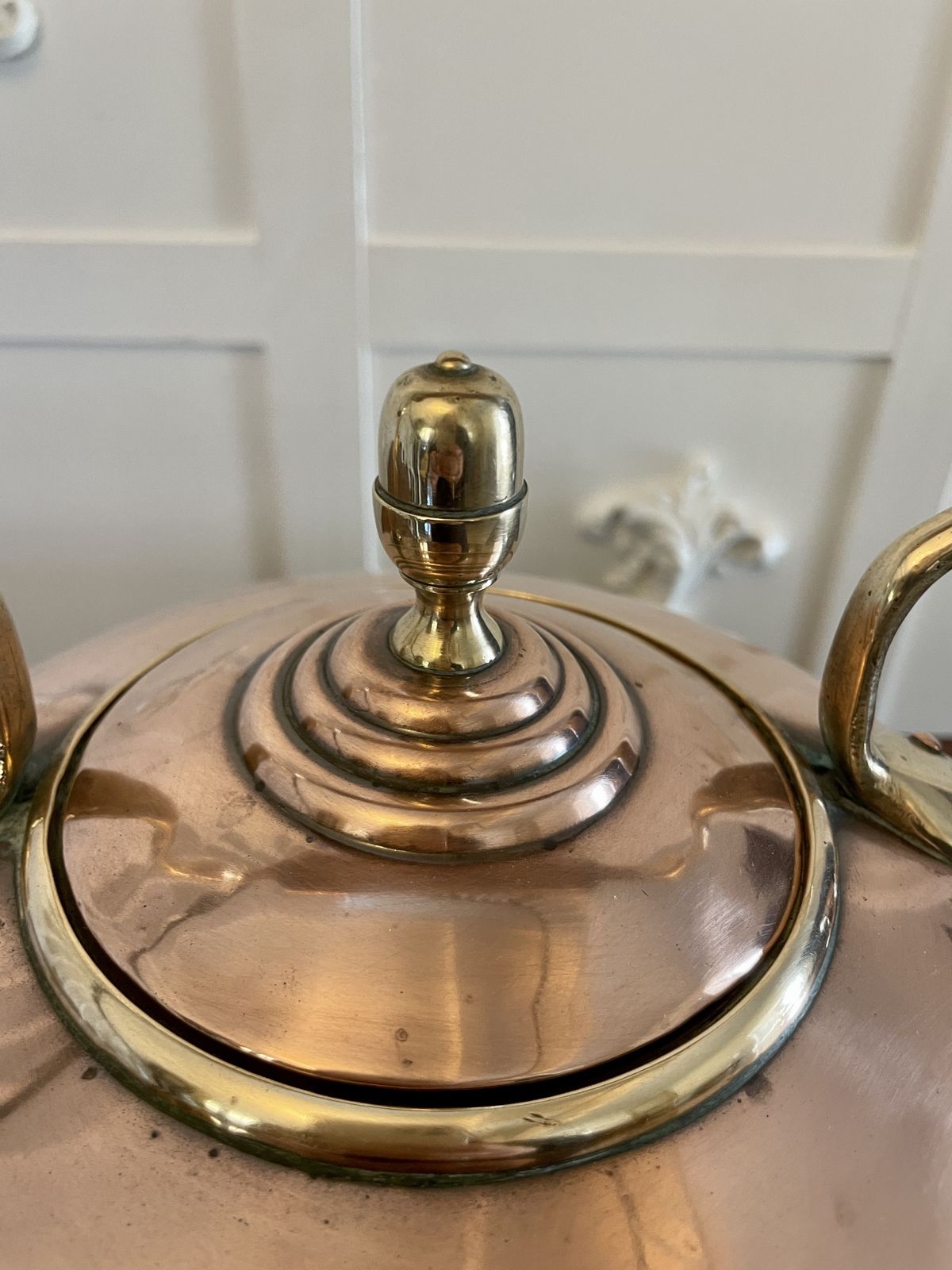 Antique Quality Copper Kettle photo vintage