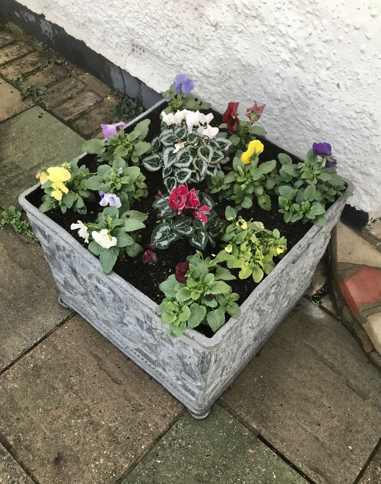 George 11 Rare Antique Lead Planters photo 5000.0