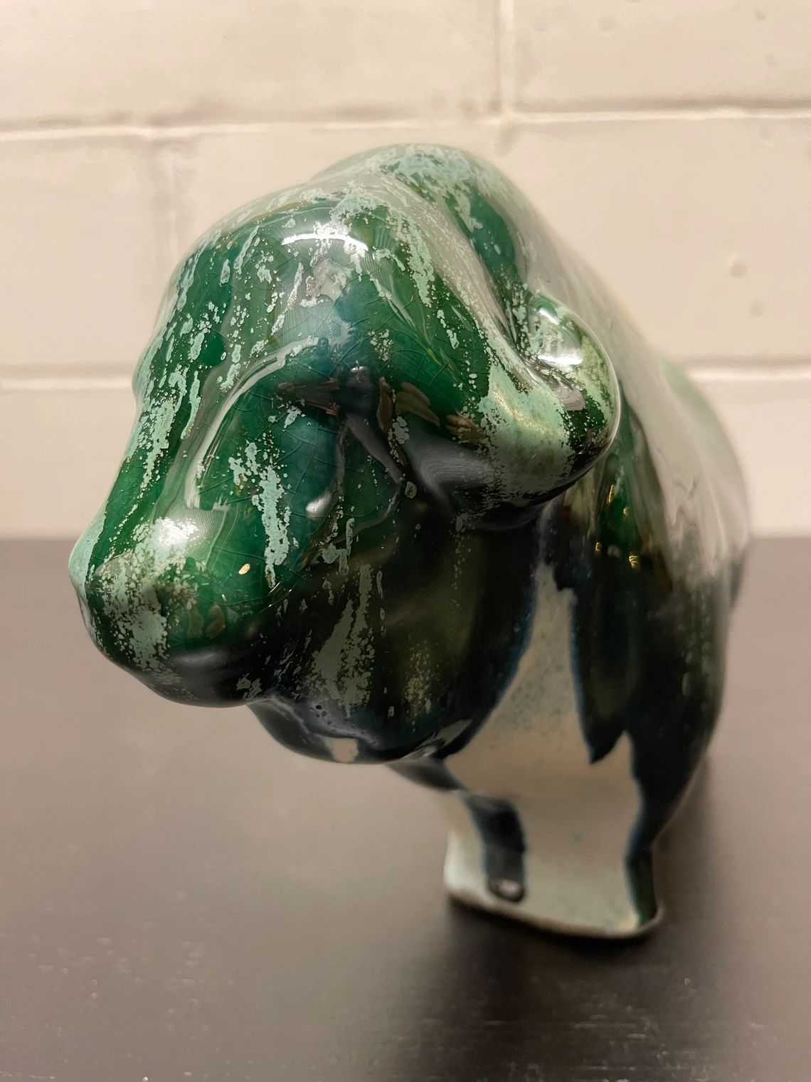 Otto Keramik Ceramic Buffalo West German Pottery Fat Lava photo buy