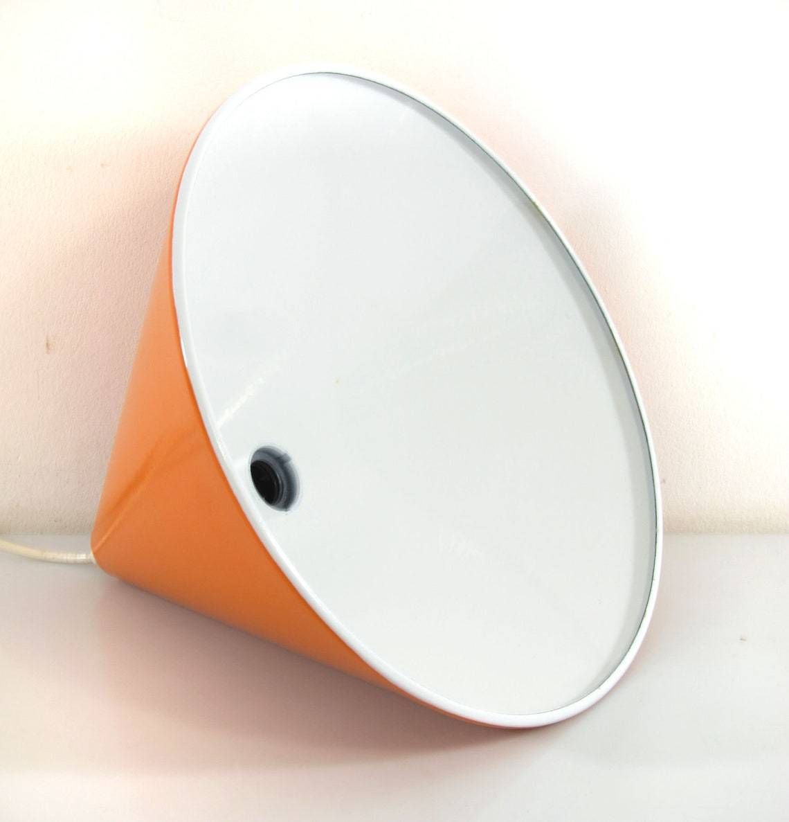 Arne Jacobsen Poulsen Oranje Biljartlamp, Ca. Jaren 1960 photo 1375.0