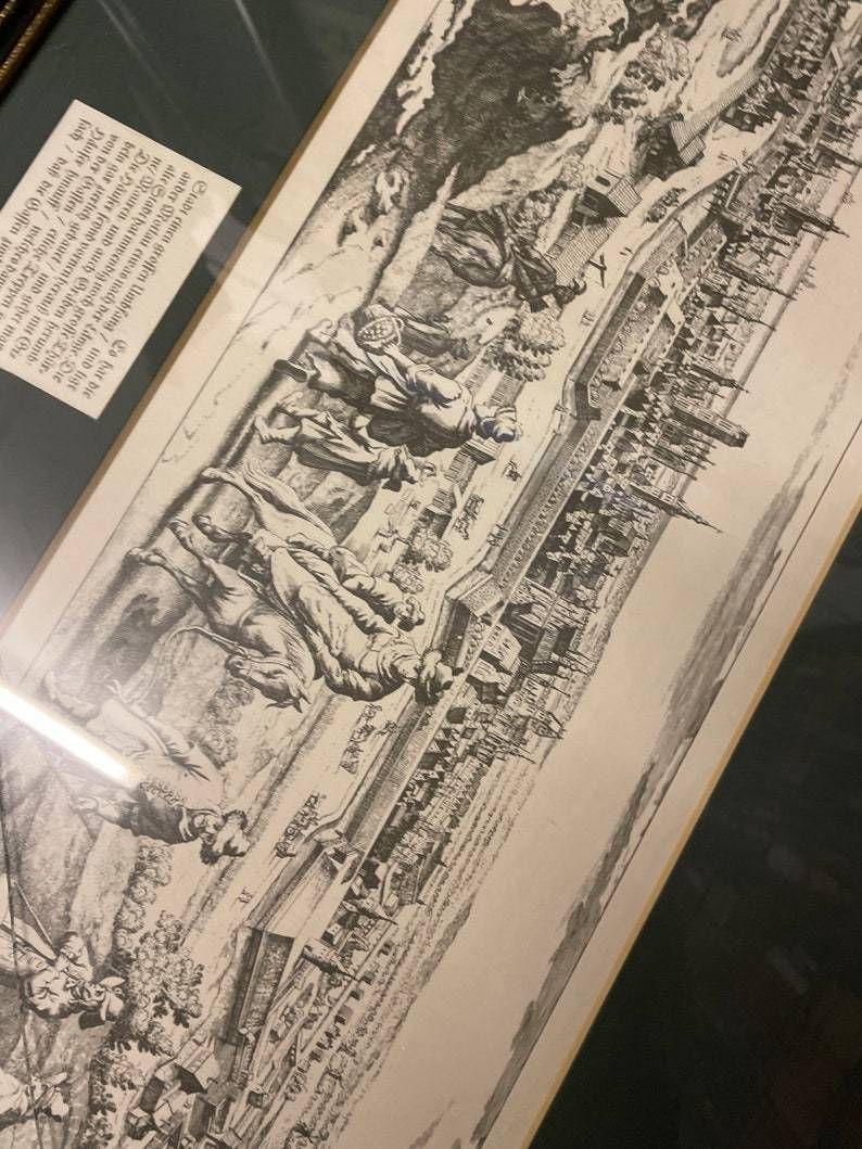 Collection Of 10 Large Landmark Prints Of 18th Century Views Of European Cities And Landmarks Germany Austria Istanbul Woodblock Prints photo buy