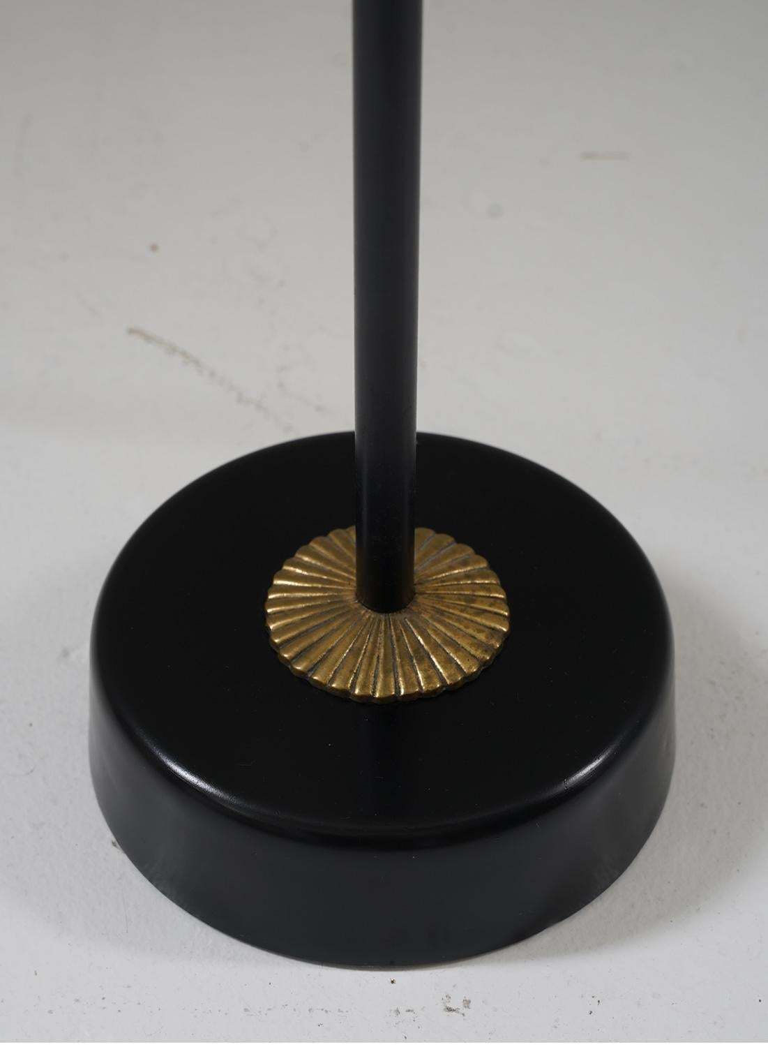 photo furniture Scandinavian Mid Century Floor Lamp In Metal And Brass