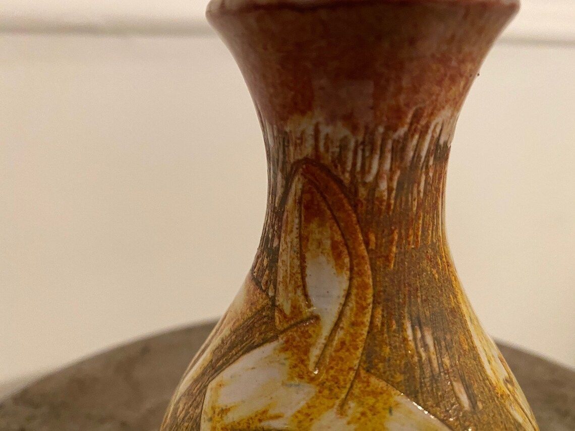 photo for sale Vase With Four Women From The Swedish Pottery Workshop Torngrens. Mid Cetury From Sweden