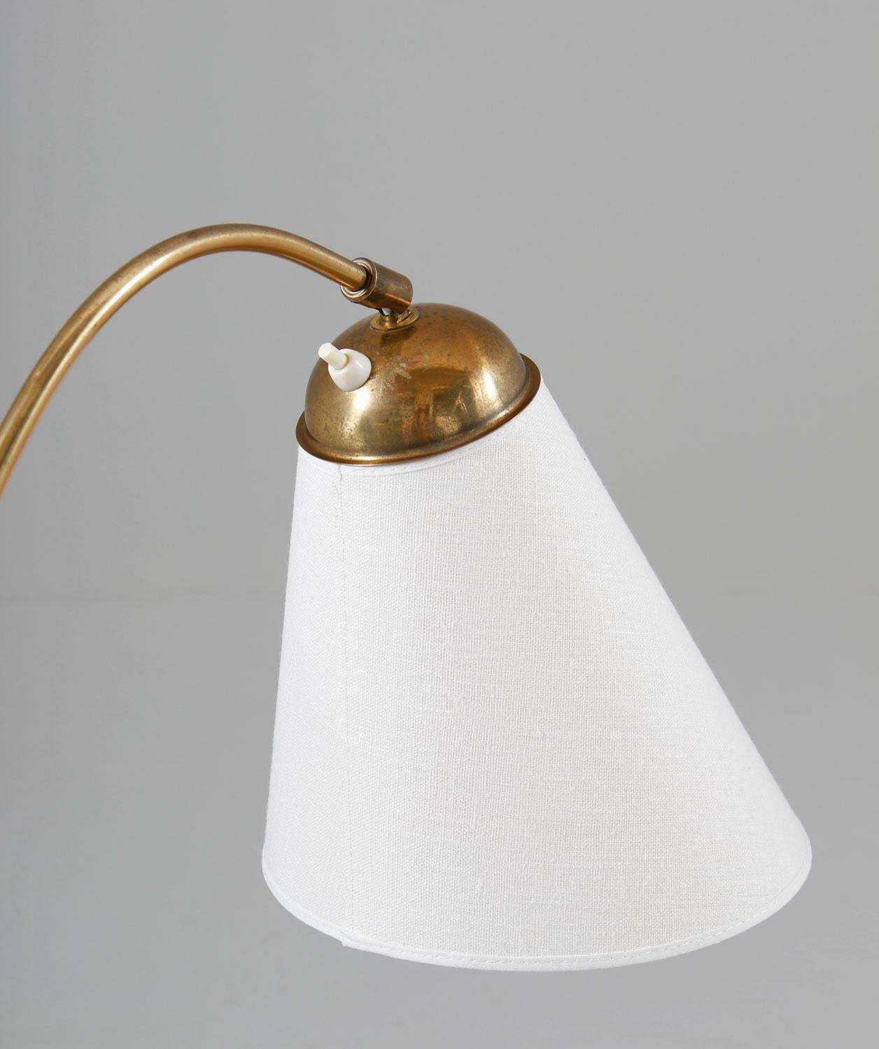Midcentury Floor Lamp By Ystad Metall, 1940s, Sweden photo vinterior