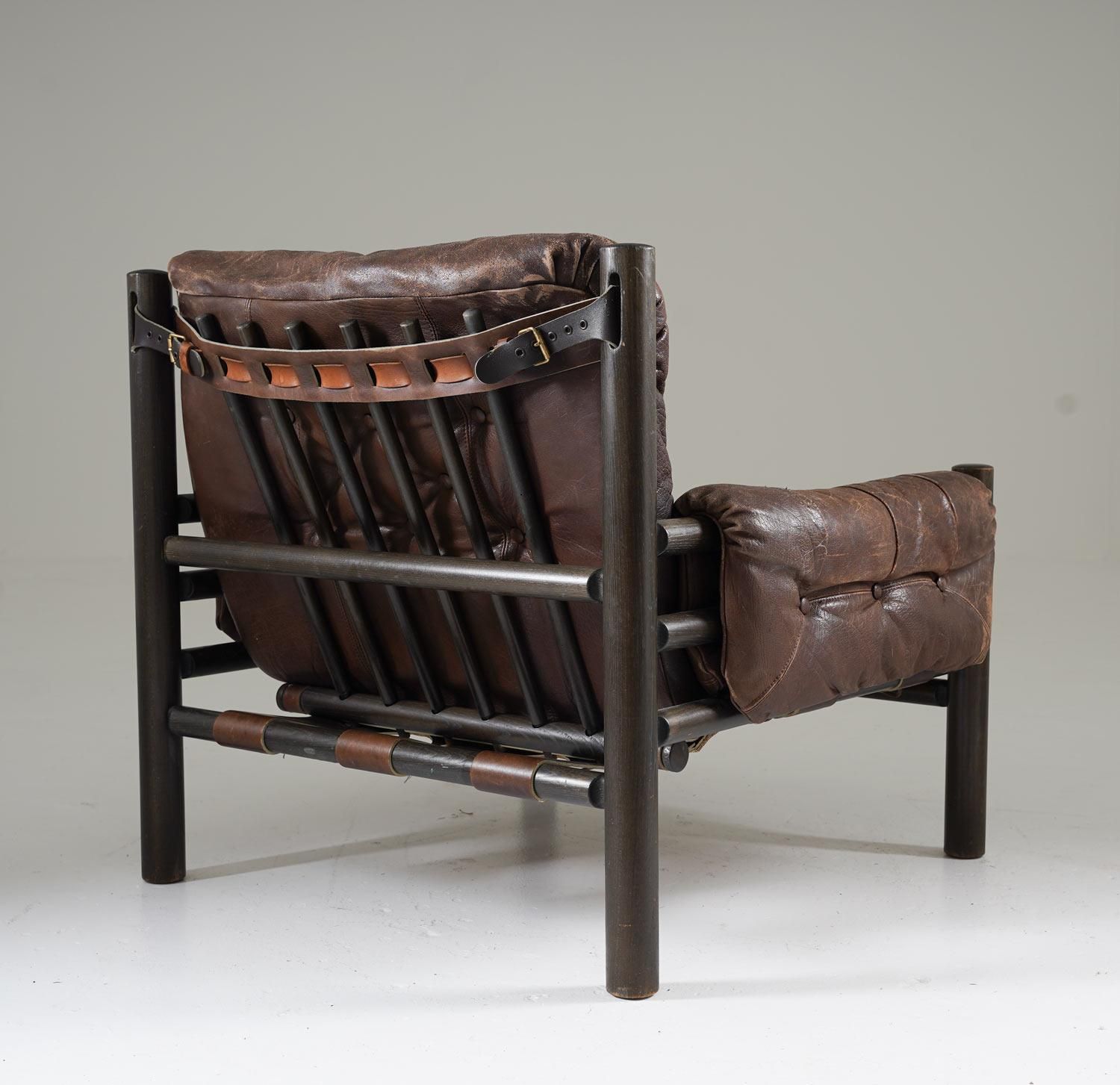 Midcentury Scandinavian Bruksbo Safari Chairs photo vinterior