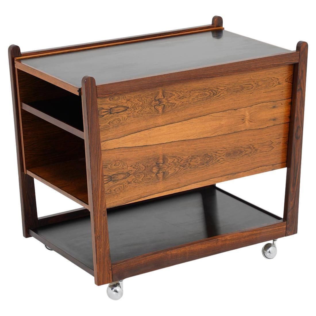 Scandinavian Midcentury Bar Cart By Rolf Hesland