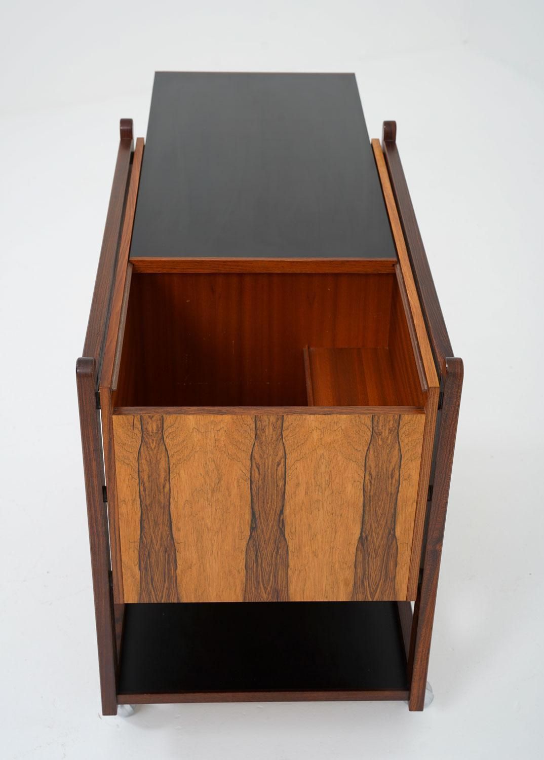 Scandinavian Midcentury Bar Cart By Rolf Hesland photo vinterior