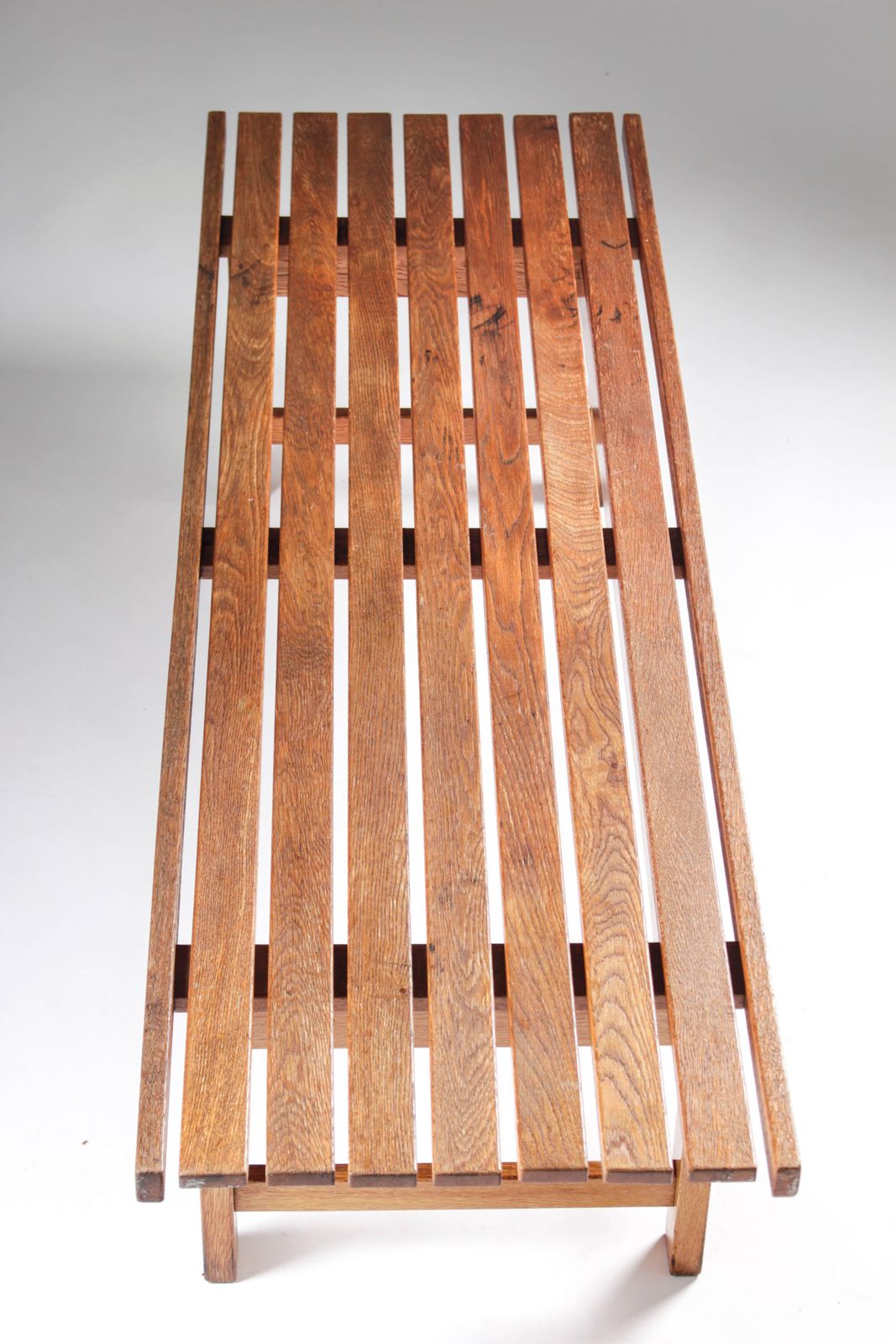 photo furniture Swedish Mid Century Bench Or Side Table In Oak By Hugo Svensson