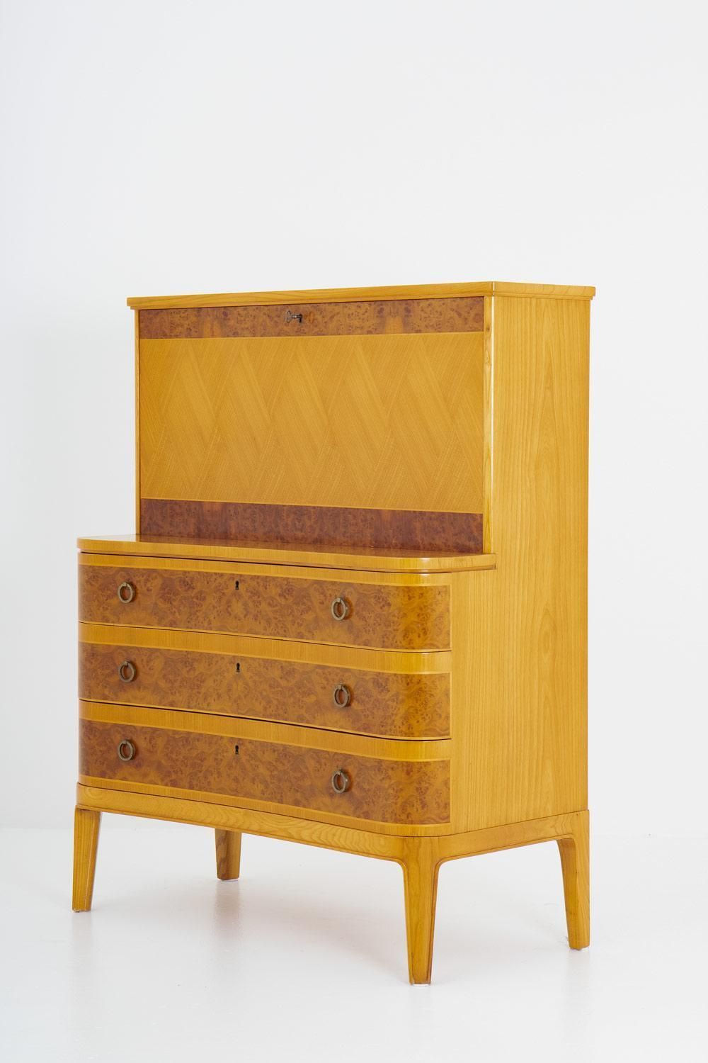 Swedish Modern Bureau By åby Möbelfabrik, 1940s photo 4005.0