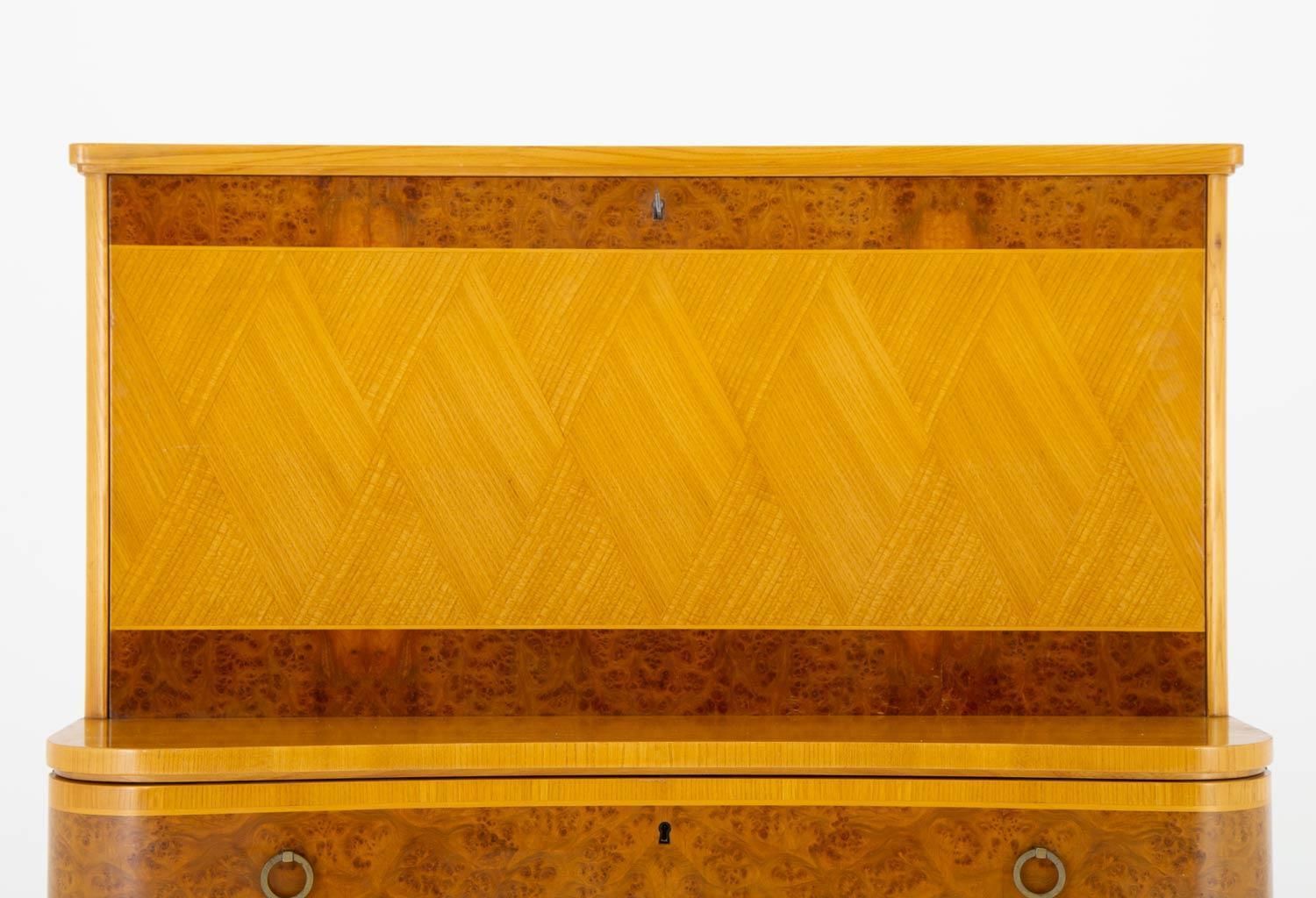 photo furniture Swedish Modern Bureau By åby Möbelfabrik, 1940s