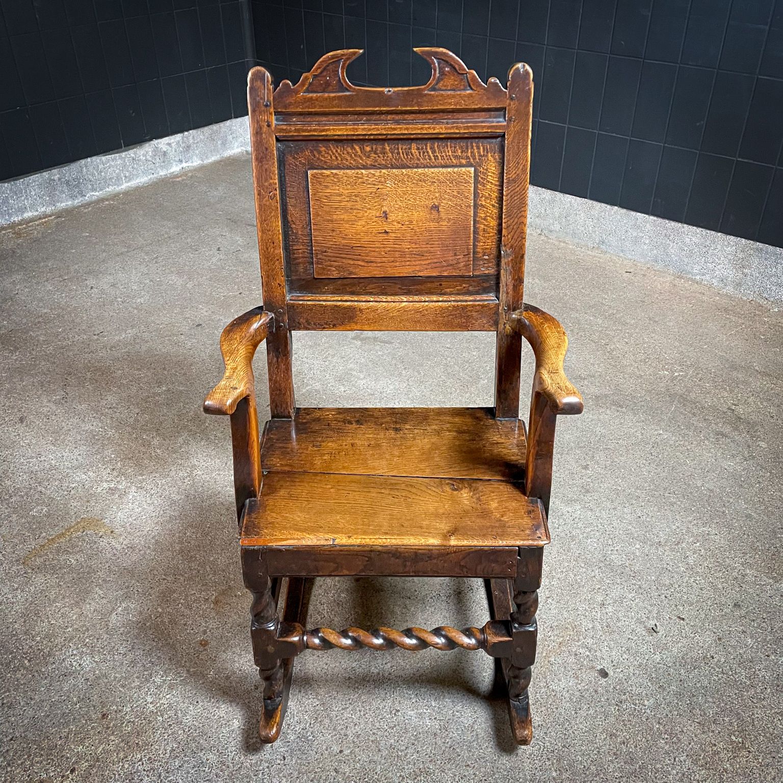 200 Year Old Antique Wabi Sabi Rocking Chair photo furniture