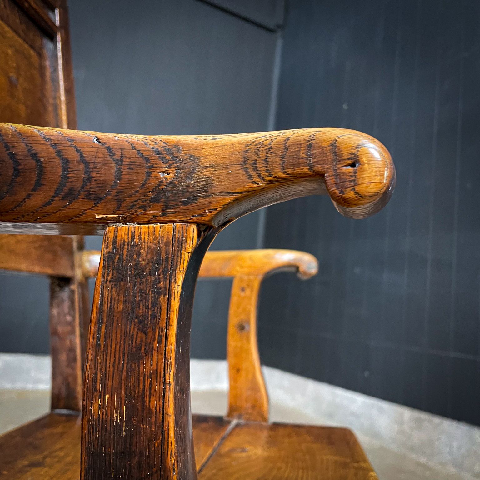 photo for sale 200 Year Old Antique Wabi Sabi Rocking Chair