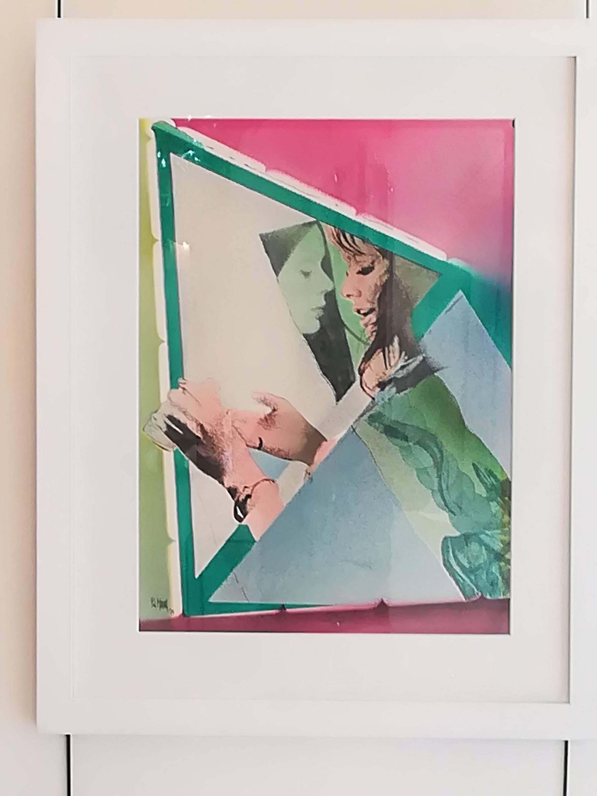 Pol Mara Mix Media On Paper, 1974, Pop Art photo furniture