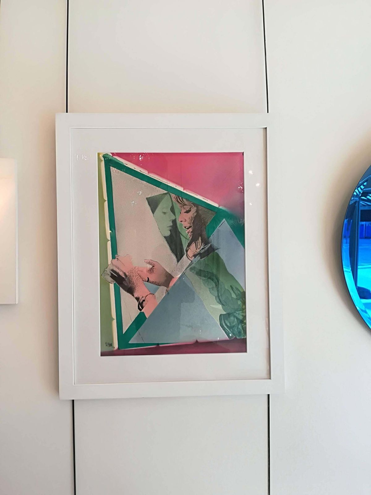 Pol Mara Mix Media On Paper, 1974, Pop Art photo vinterior