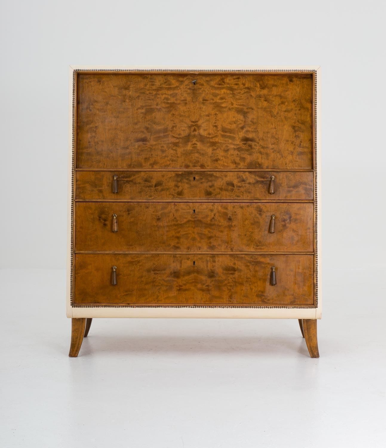 Swedish Modern Bureau By Otto Schulz For Boet, 1940s photo for sale