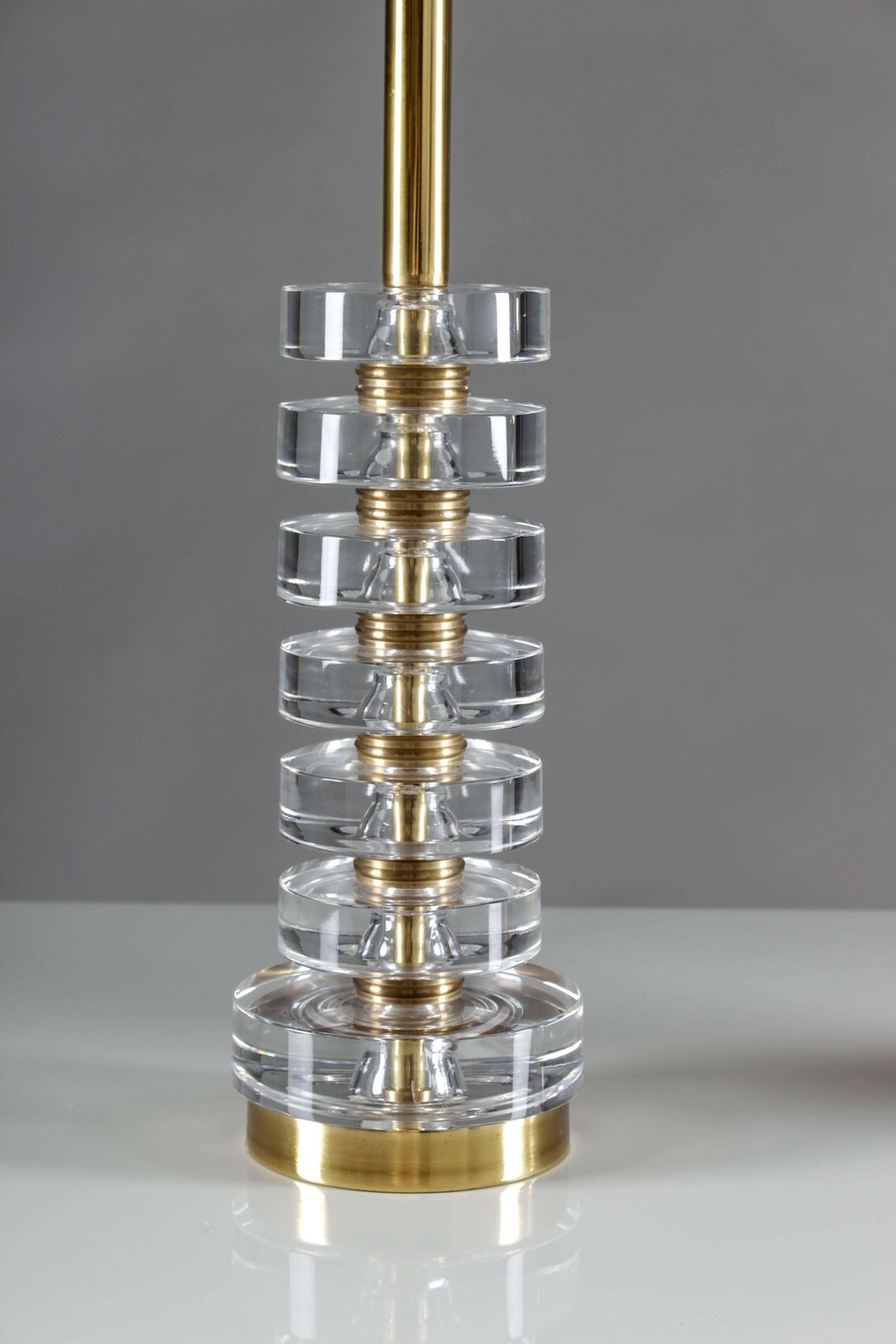 Swedish Crystal Glass Table Lamps By Carl Fagerlund For Orrefors photo for sale