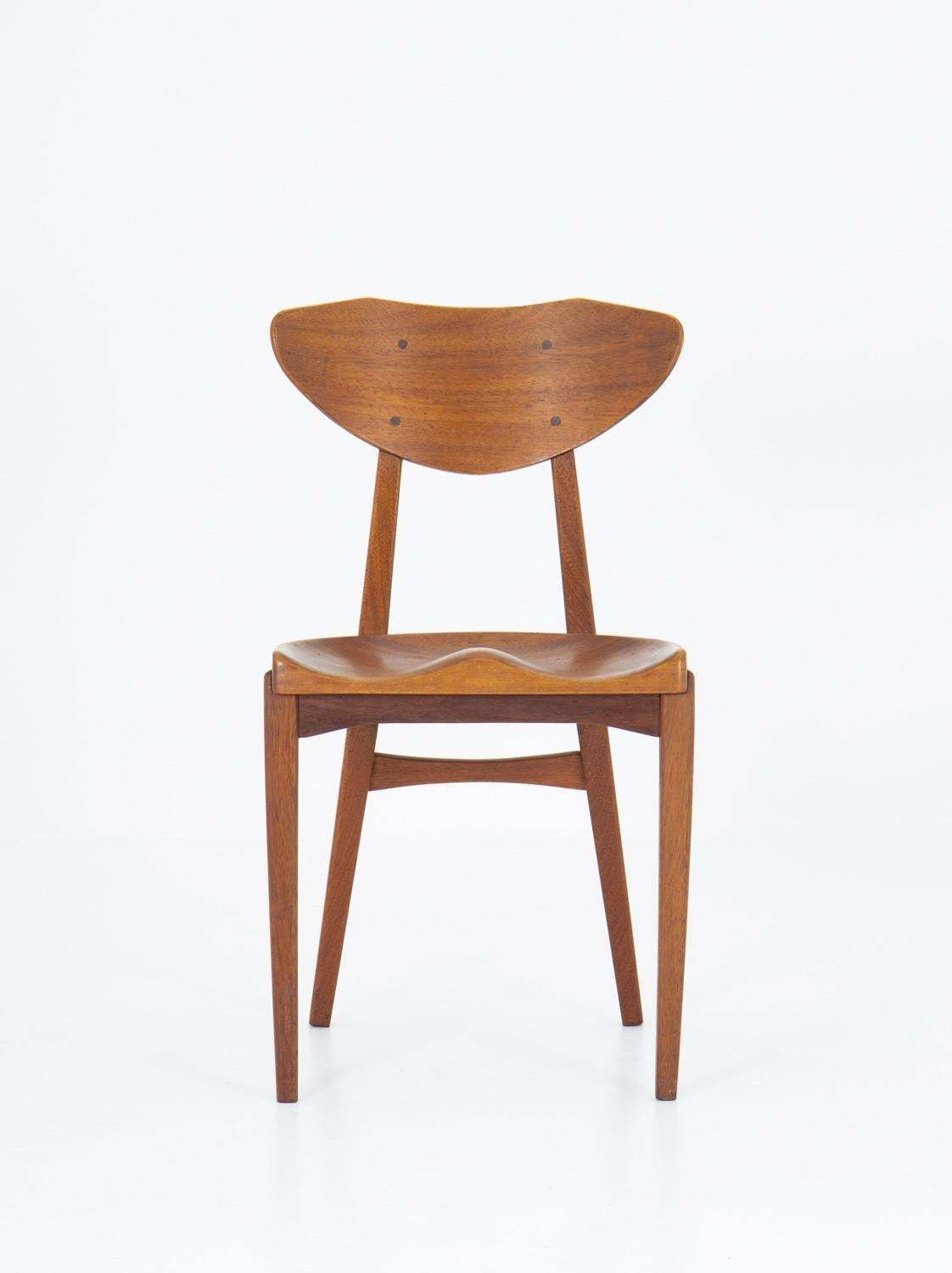 Set Of Six Dining Chairs By Richard Jensen And Kjaerulff Rasmussen photo 7120.0