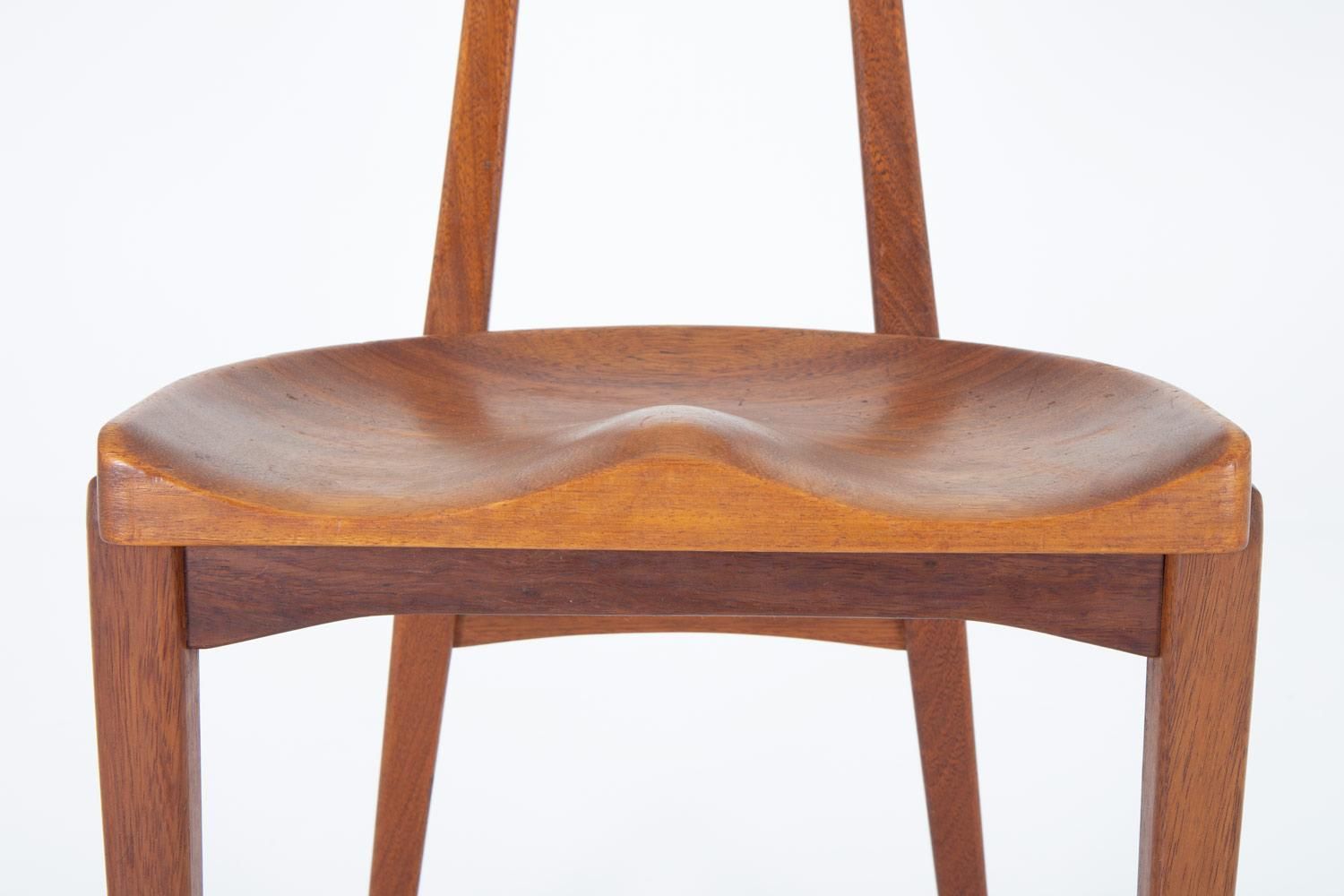 Set Of Six Dining Chairs By Richard Jensen And Kjaerulff Rasmussen photo vintage