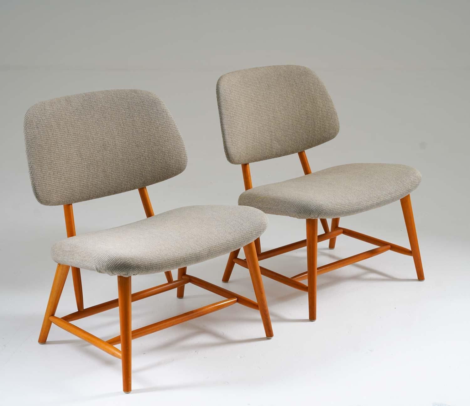 Teve Chairs By Alf Svensson For Ljungs Industrier, 1953