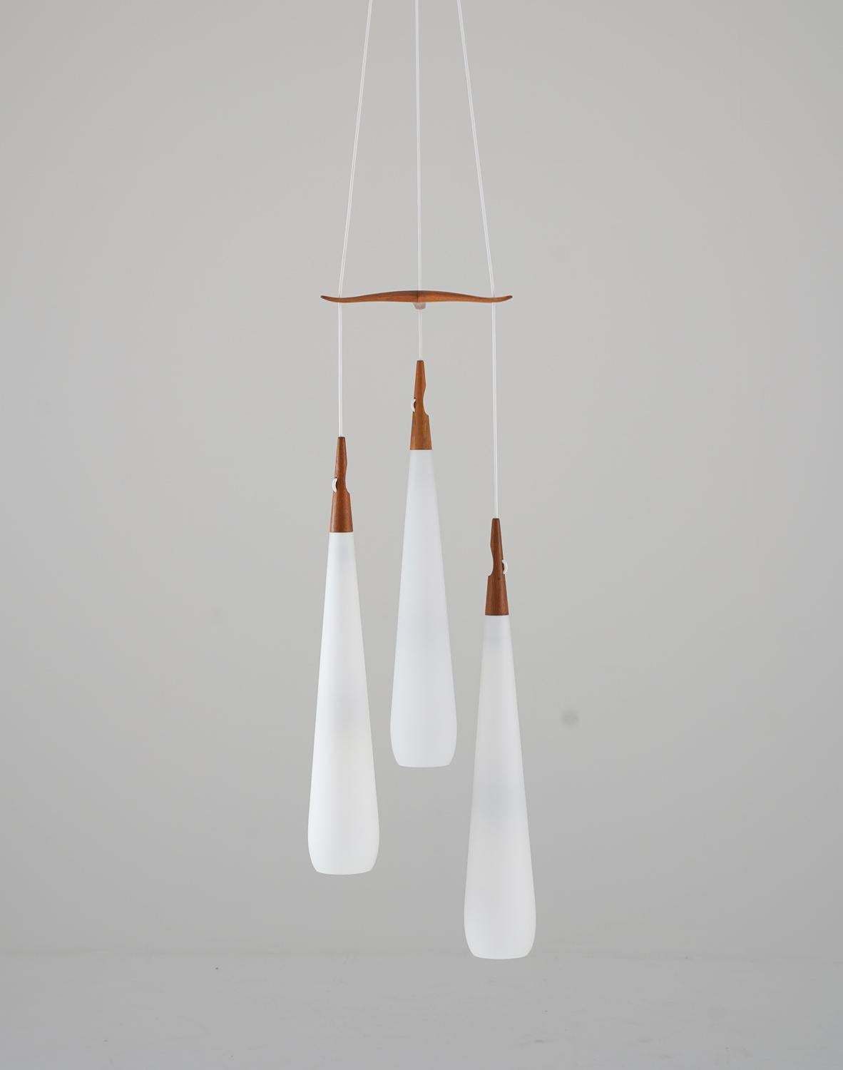 Midcentury Swedish Chandelier By Luxus Sweden photo furniture