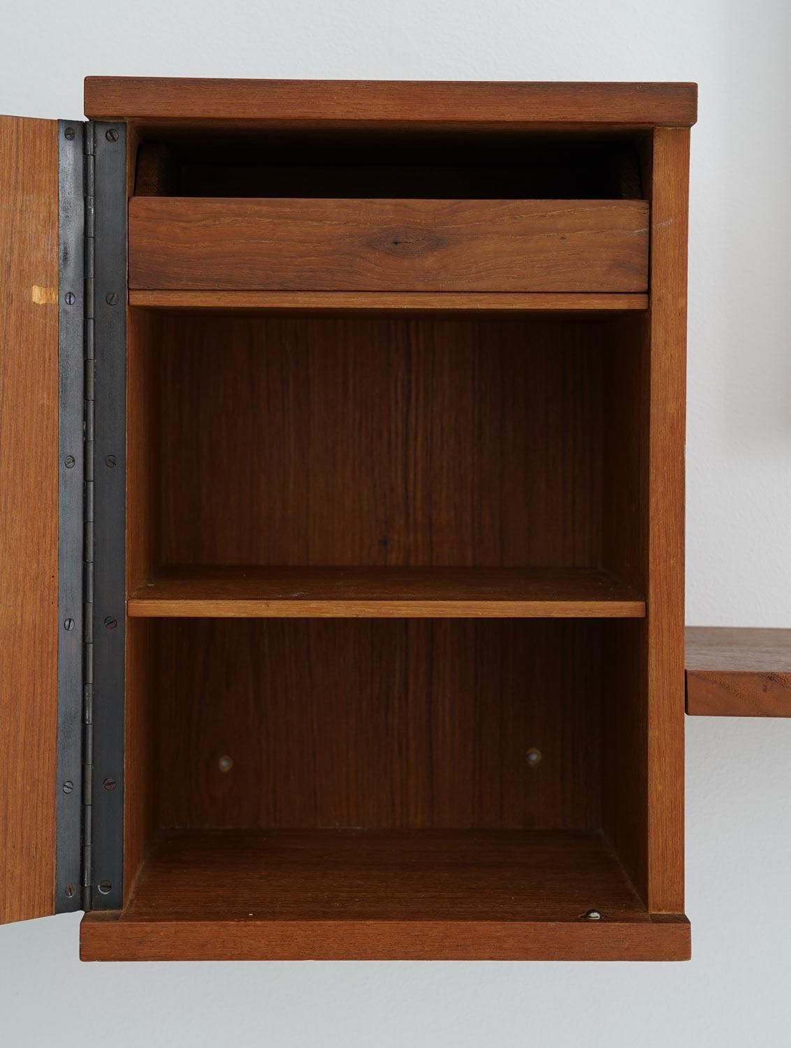 Swedish Hallway Shelf And Mirror In Teak By Hans Agne Jakobsson photo buy