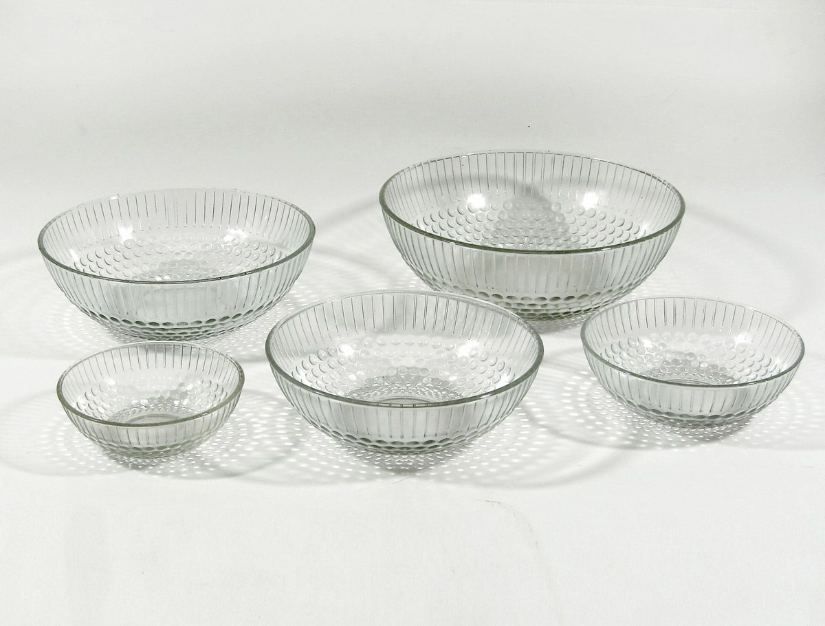 Bauhaus Stijl Glazen Schalen, Jaren 1930 photo for sale