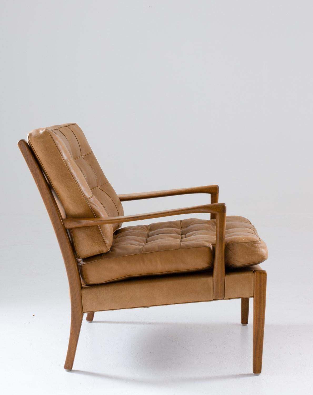 Midcentury Swedish Lounge Chairs "Löven" By Arne Norell photo Furniture