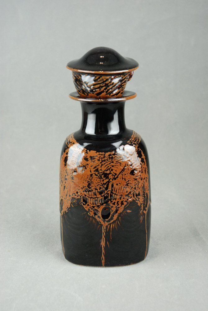 Ceramic Combin Decanter By Stig Lindberg For Gustavsberg Studio, 1970s photo Home Decor