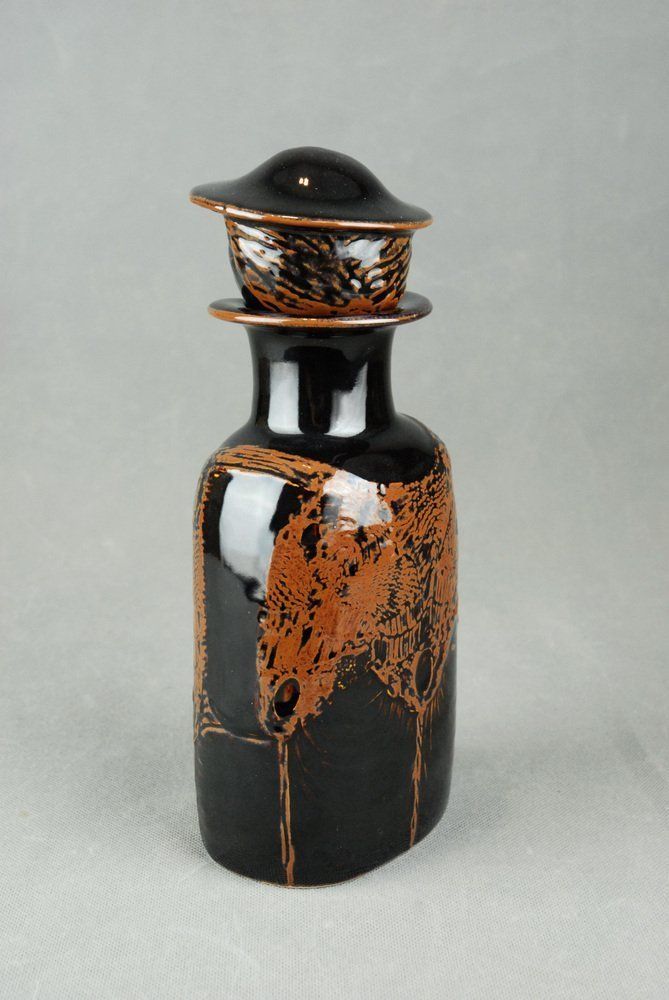Ceramic Combin Decanter By Stig Lindberg For Gustavsberg Studio, 1970s photo 495.0