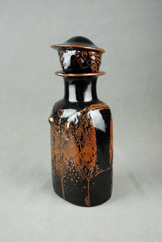 Home Decor Ceramic Combin Decanter By Stig Lindberg For Gustavsberg Studio, 1970s photo