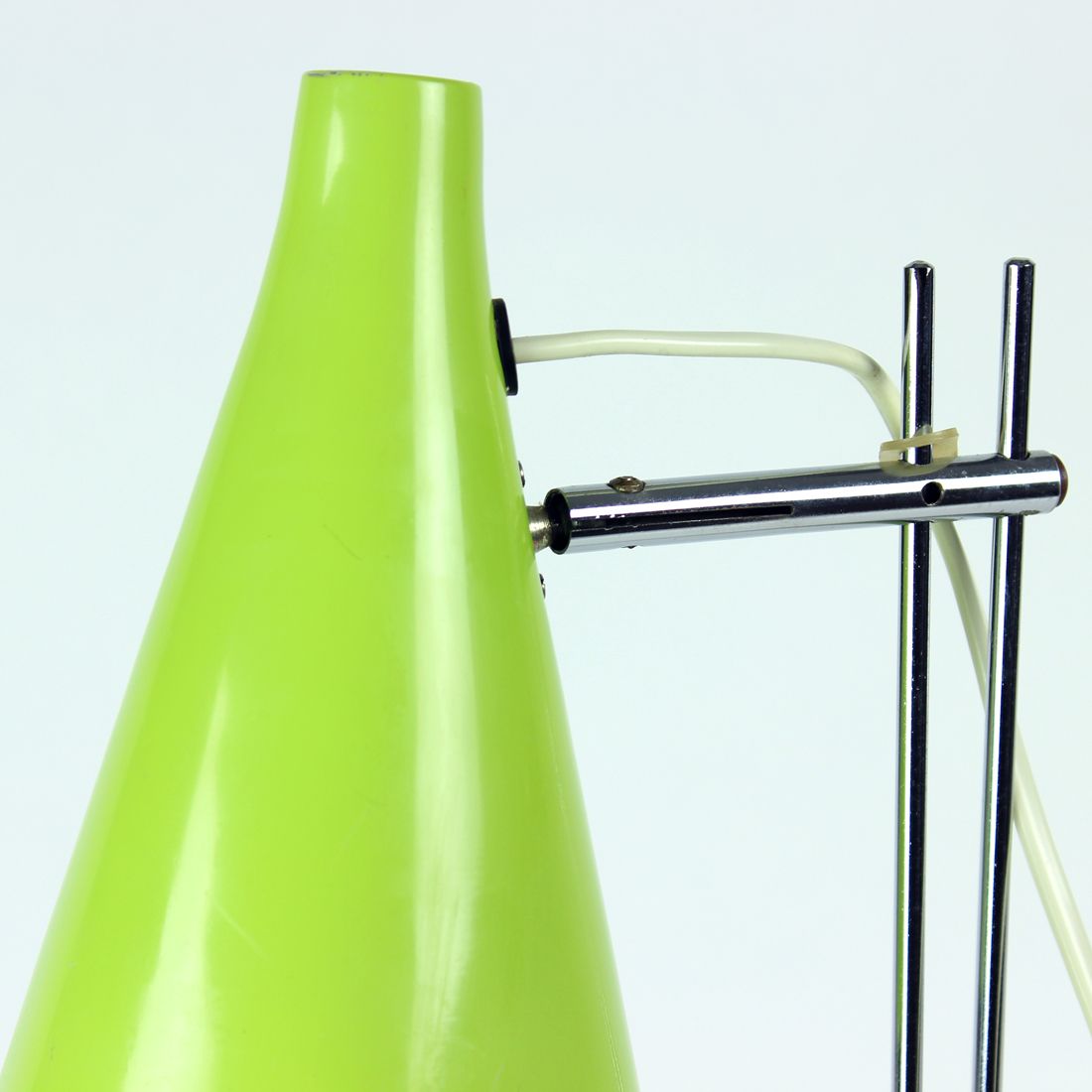 375.0 Green Metal Table Lamp By Lidokov, Czechoslovakia 1960s photo
