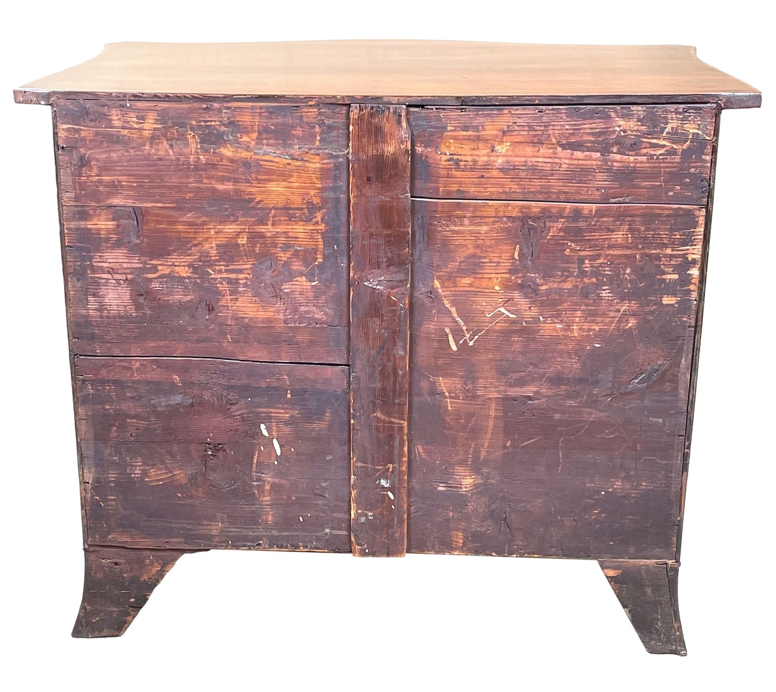 18th Century Georgian English Mahogany Serpentine Chest Of Drawers (England, Circa 1770) photo furniture