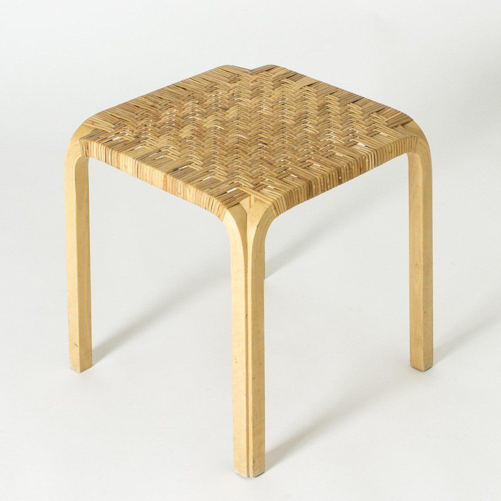 Mid Century Y 61 Stool By Alvar Aalto From Artek, 1950s photo furniture