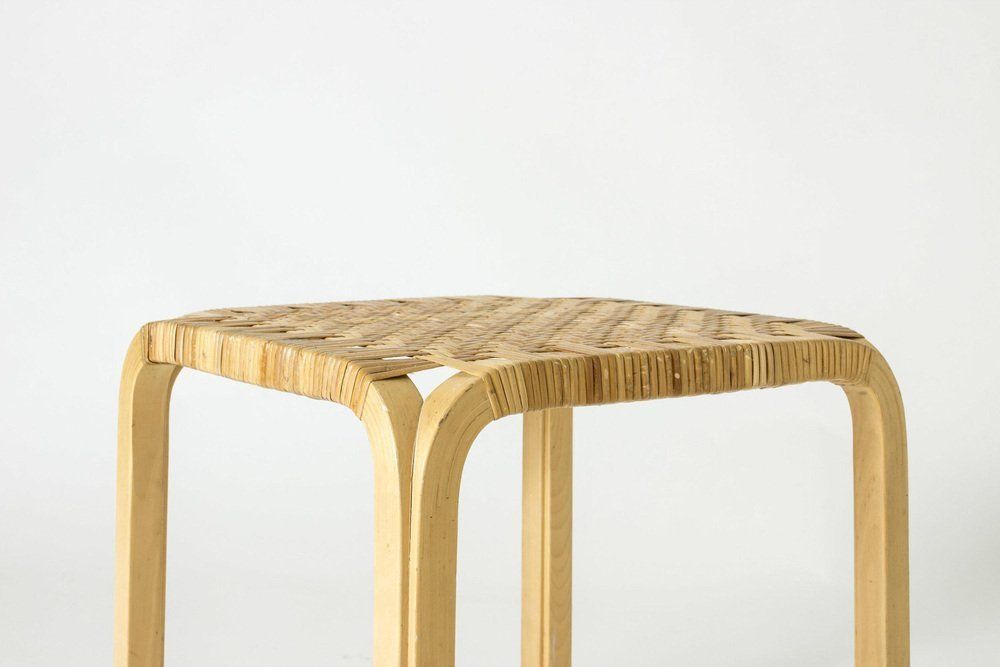 Mid Century Y 61 Stool By Alvar Aalto From Artek, 1950s photo vinterior