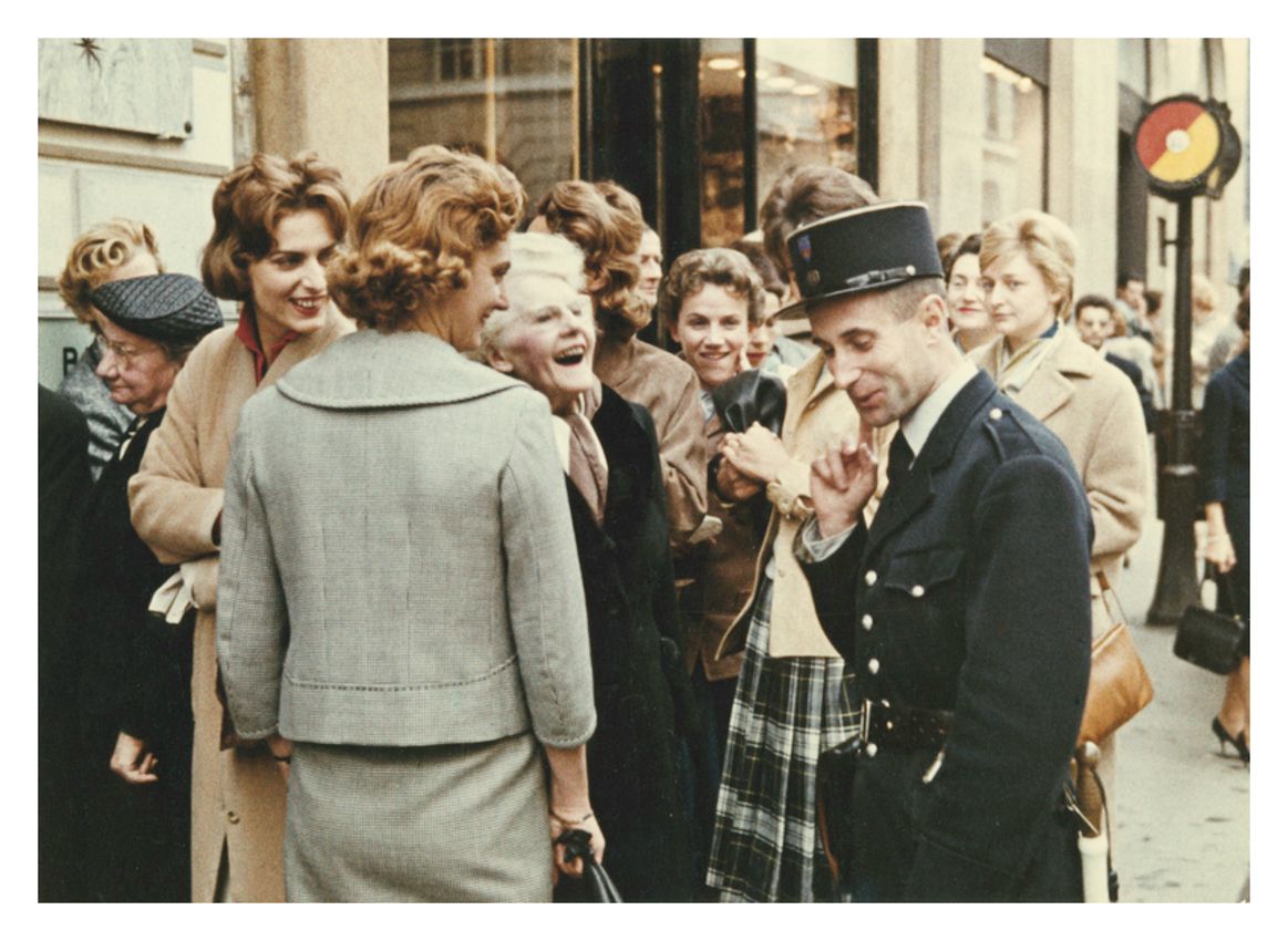 Friendly Paris Policeman 10x12" Archival Pigment Print