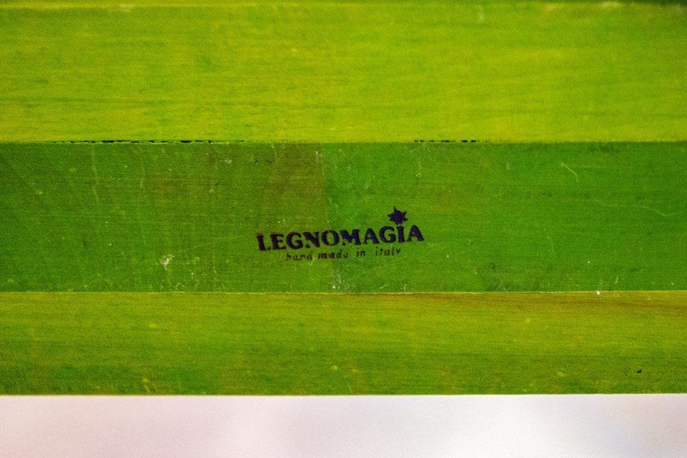 Tribute To Depero Lacquered Wood Sculpture By Legnomagia Perugia, 1980s photo buy