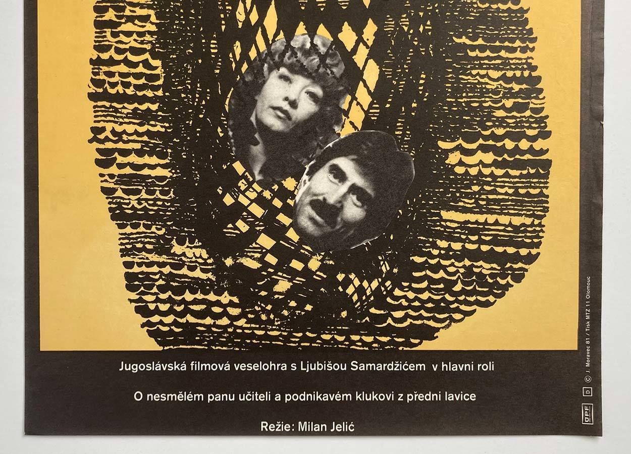 Original Film Poster, Part Time Divorce, Jan Moravec, 1981, Genuine Czech Vintage Print photo 51.0