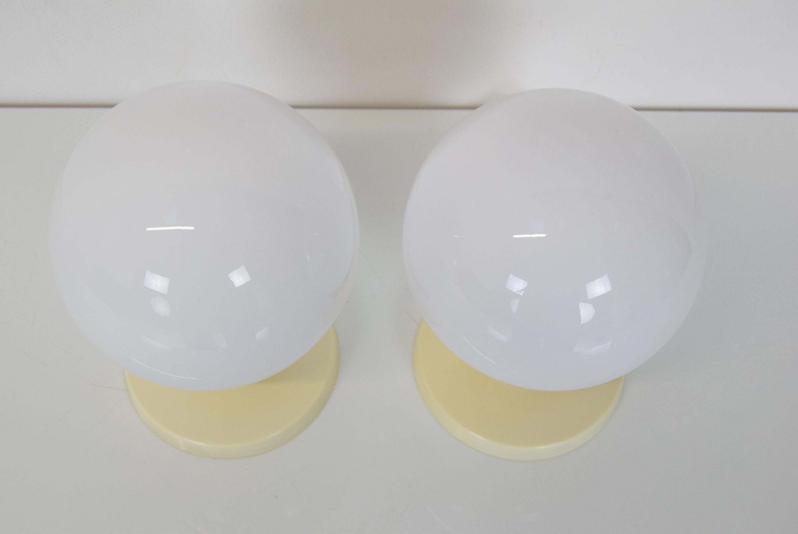 Pair Of Mid Century Table Or Wall Lamps By Instala Děčín,1970's. photo for sale