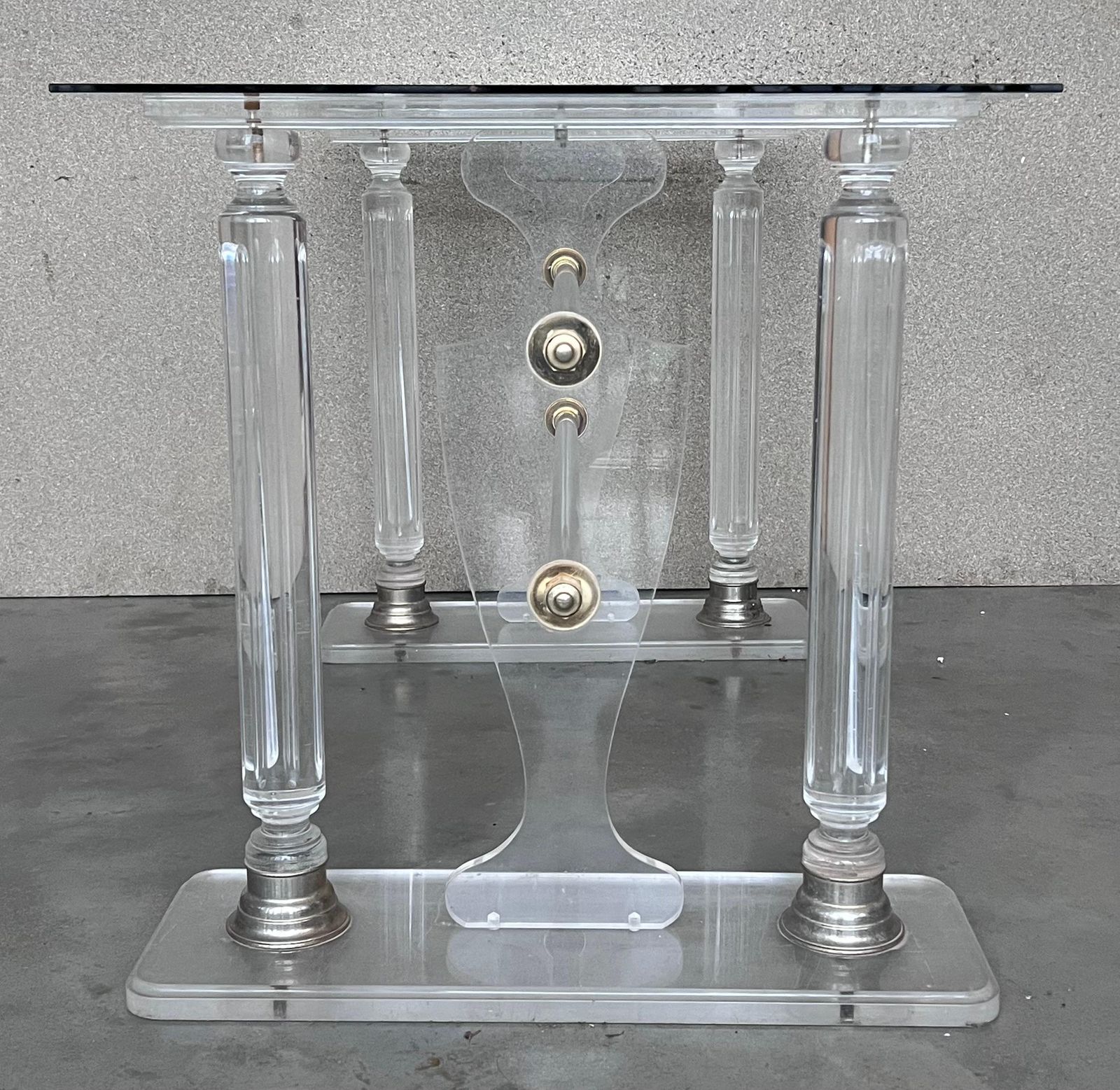 Lucite Console Or Dining Table In The Manner Of Karl Springer photo 4758.0